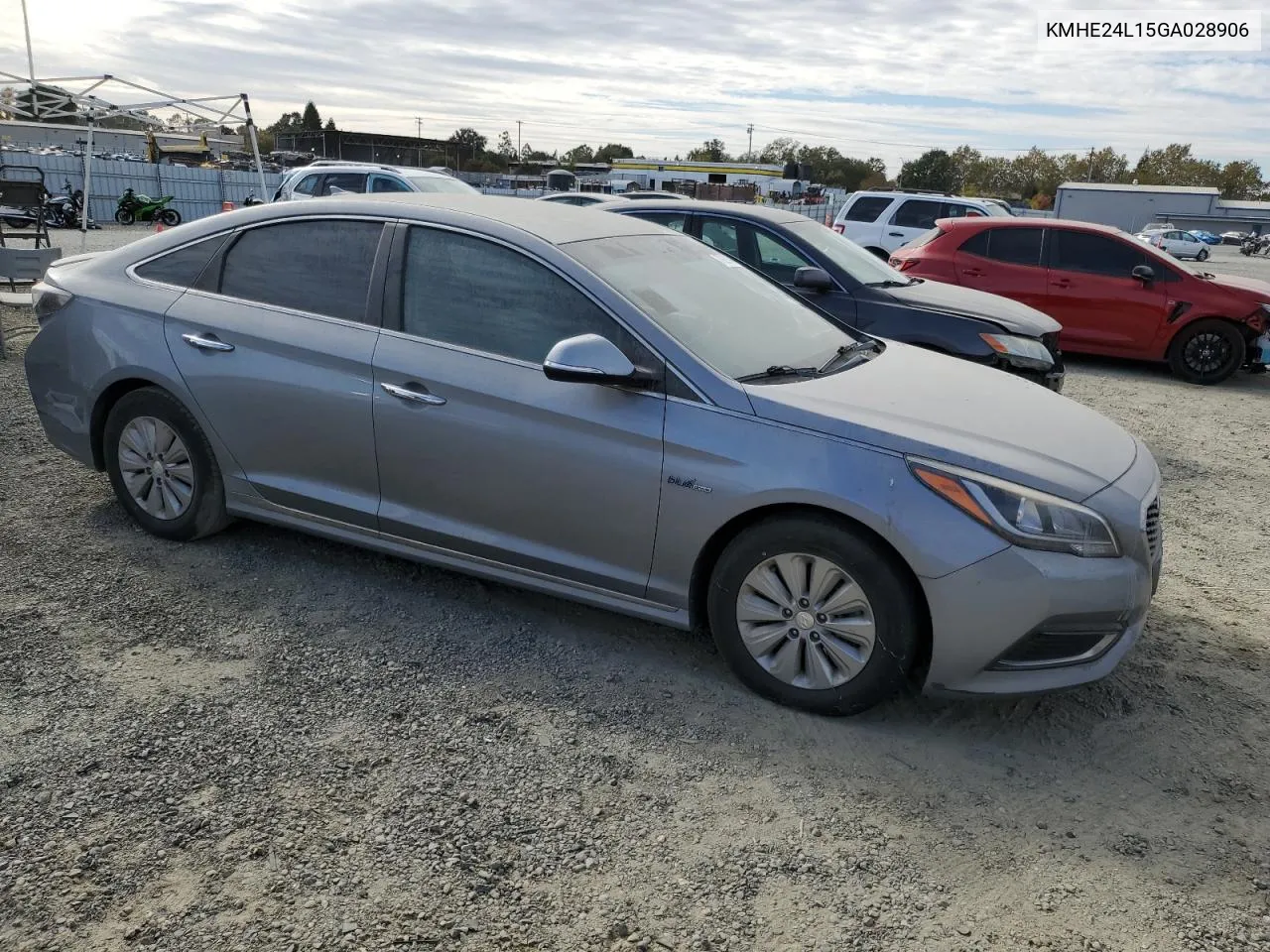 2016 Hyundai Sonata Hybrid VIN: KMHE24L15GA028906 Lot: 77929304