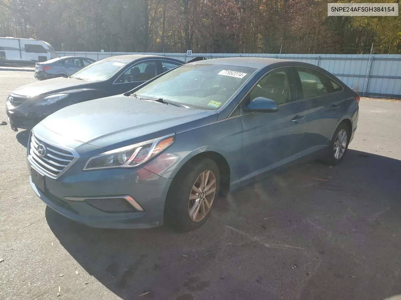 2016 Hyundai Sonata Se VIN: 5NPE24AF5GH384154 Lot: 77952274