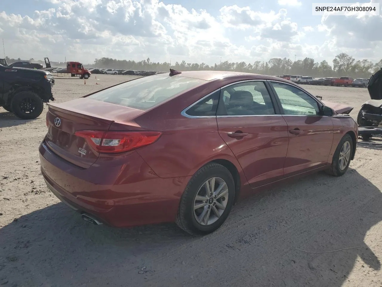 2016 Hyundai Sonata Se VIN: 5NPE24AF7GH308094 Lot: 78235434