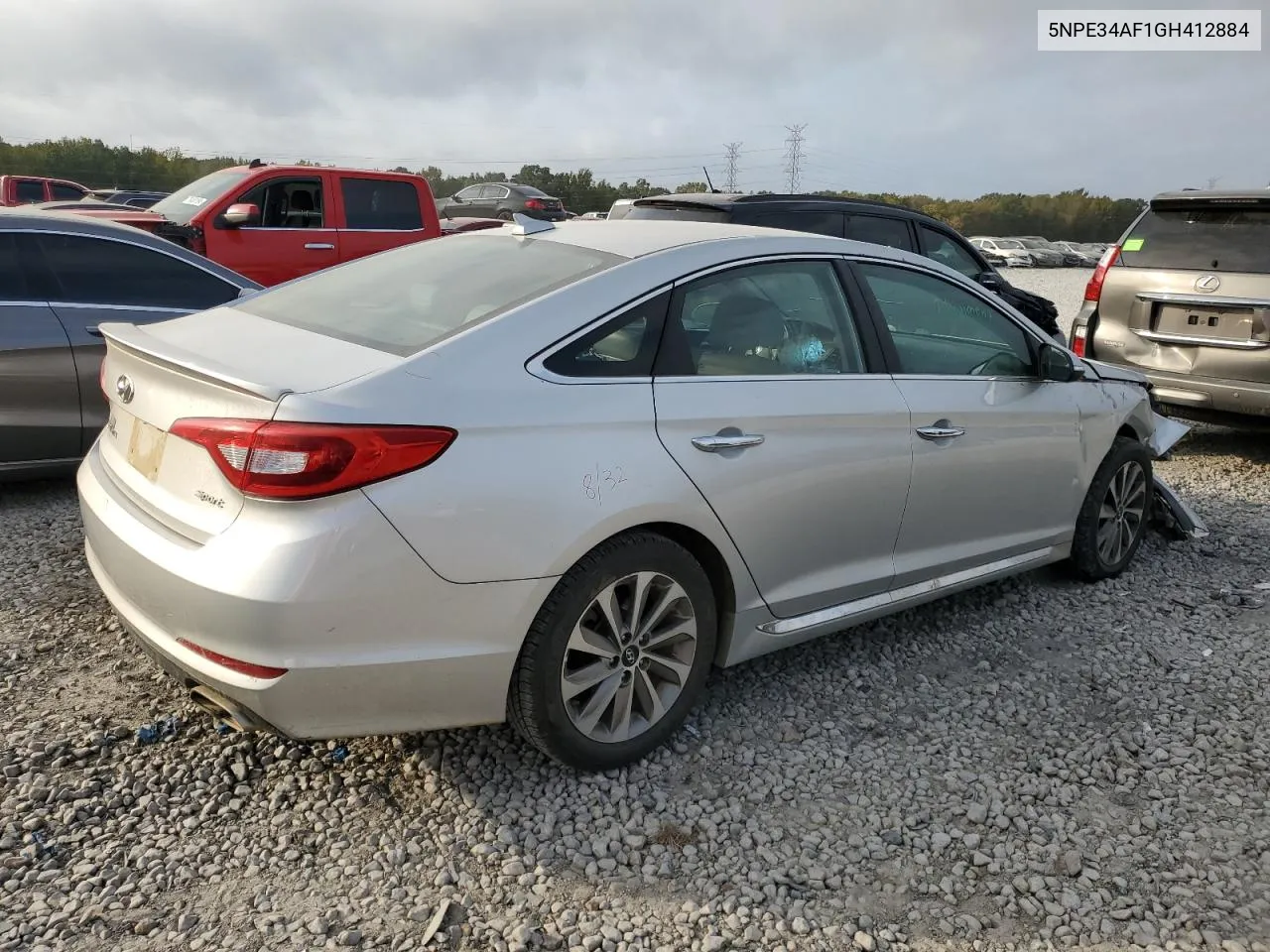 2016 Hyundai Sonata Sport VIN: 5NPE34AF1GH412884 Lot: 78257204