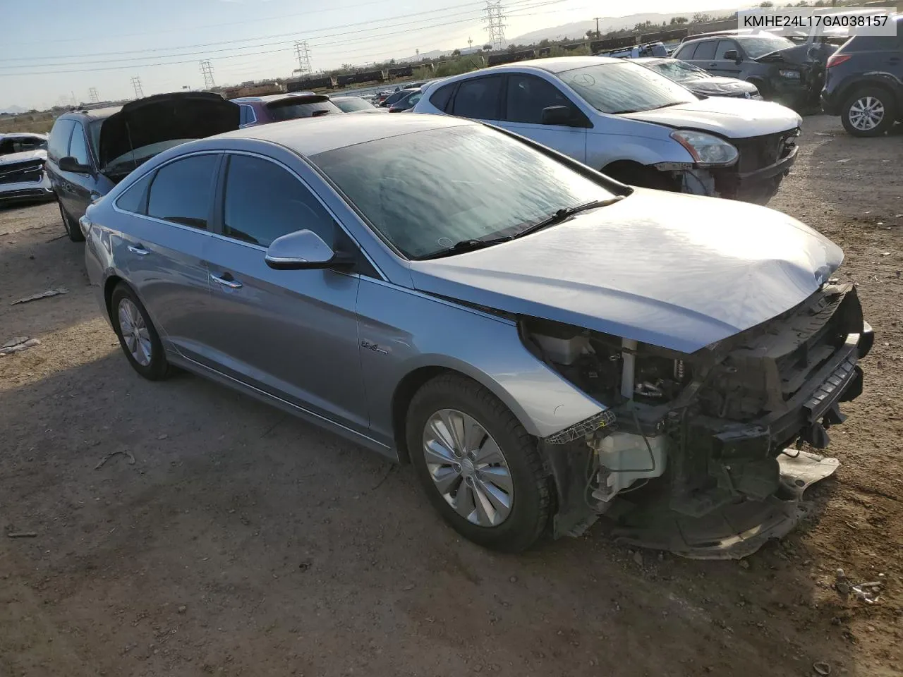 2016 Hyundai Sonata Hybrid VIN: KMHE24L17GA038157 Lot: 78285044