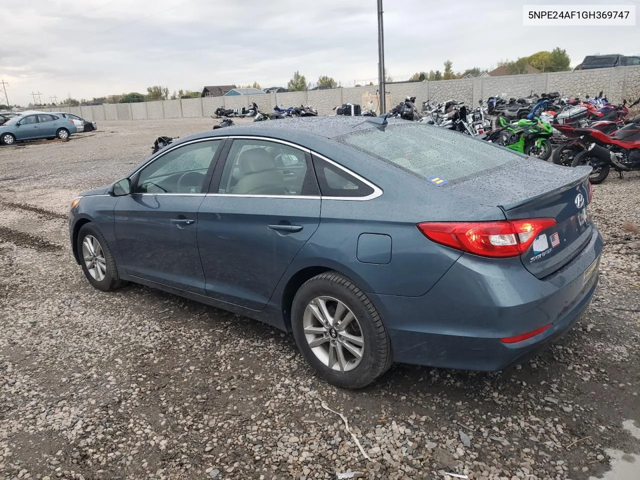 2016 Hyundai Sonata Se VIN: 5NPE24AF1GH369747 Lot: 78311504