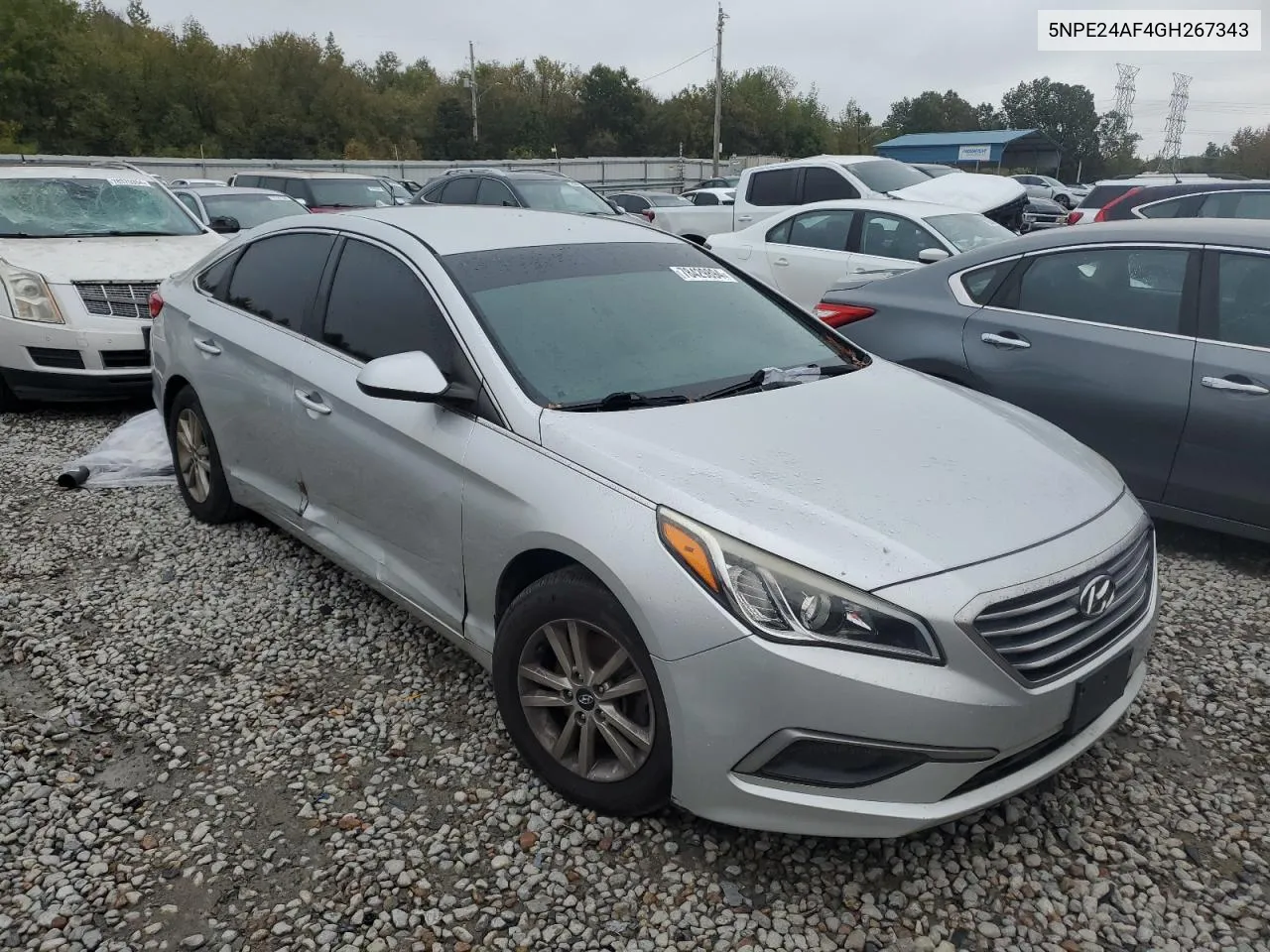 2016 Hyundai Sonata Se VIN: 5NPE24AF4GH267343 Lot: 78429894