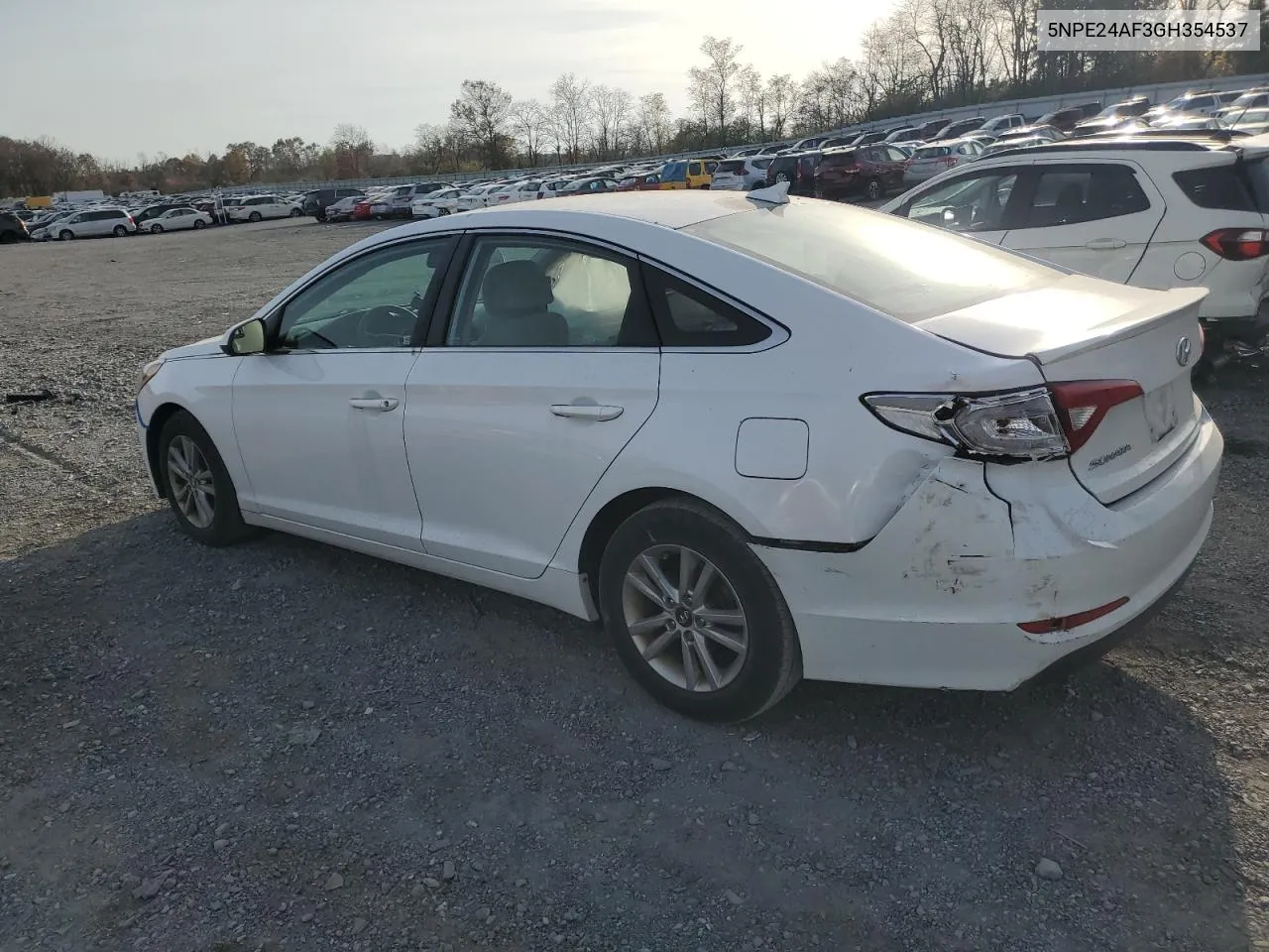 2016 Hyundai Sonata Se VIN: 5NPE24AF3GH354537 Lot: 78430254