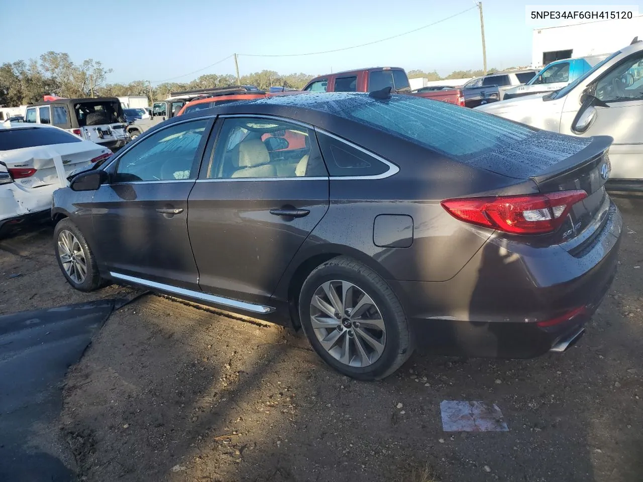 2016 Hyundai Sonata Sport VIN: 5NPE34AF6GH415120 Lot: 78524834