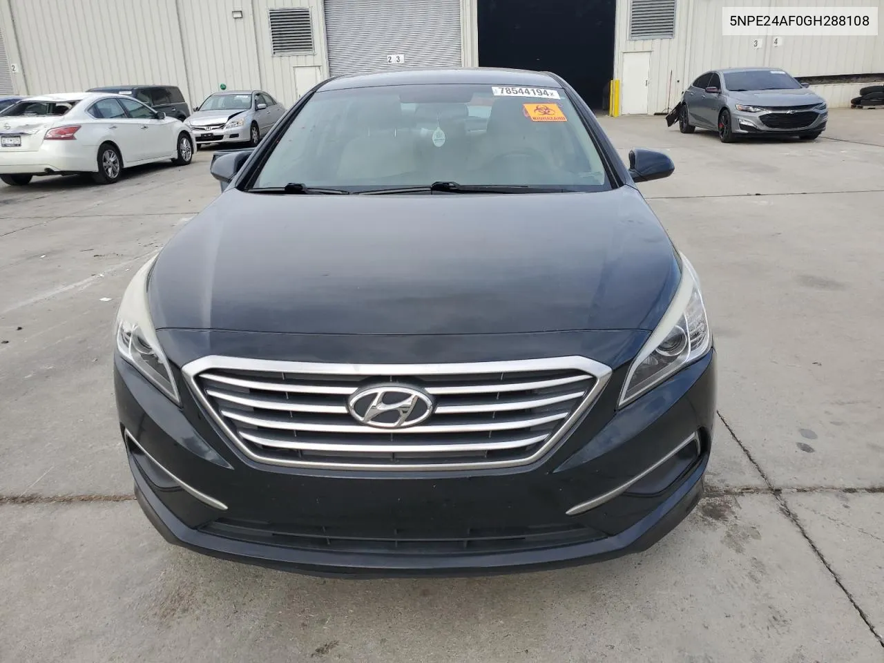 2016 Hyundai Sonata Se VIN: 5NPE24AF0GH288108 Lot: 78544194