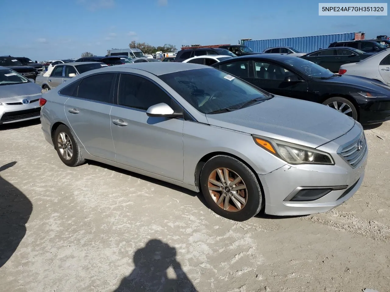 2016 Hyundai Sonata Se VIN: 5NPE24AF7GH351320 Lot: 78582484