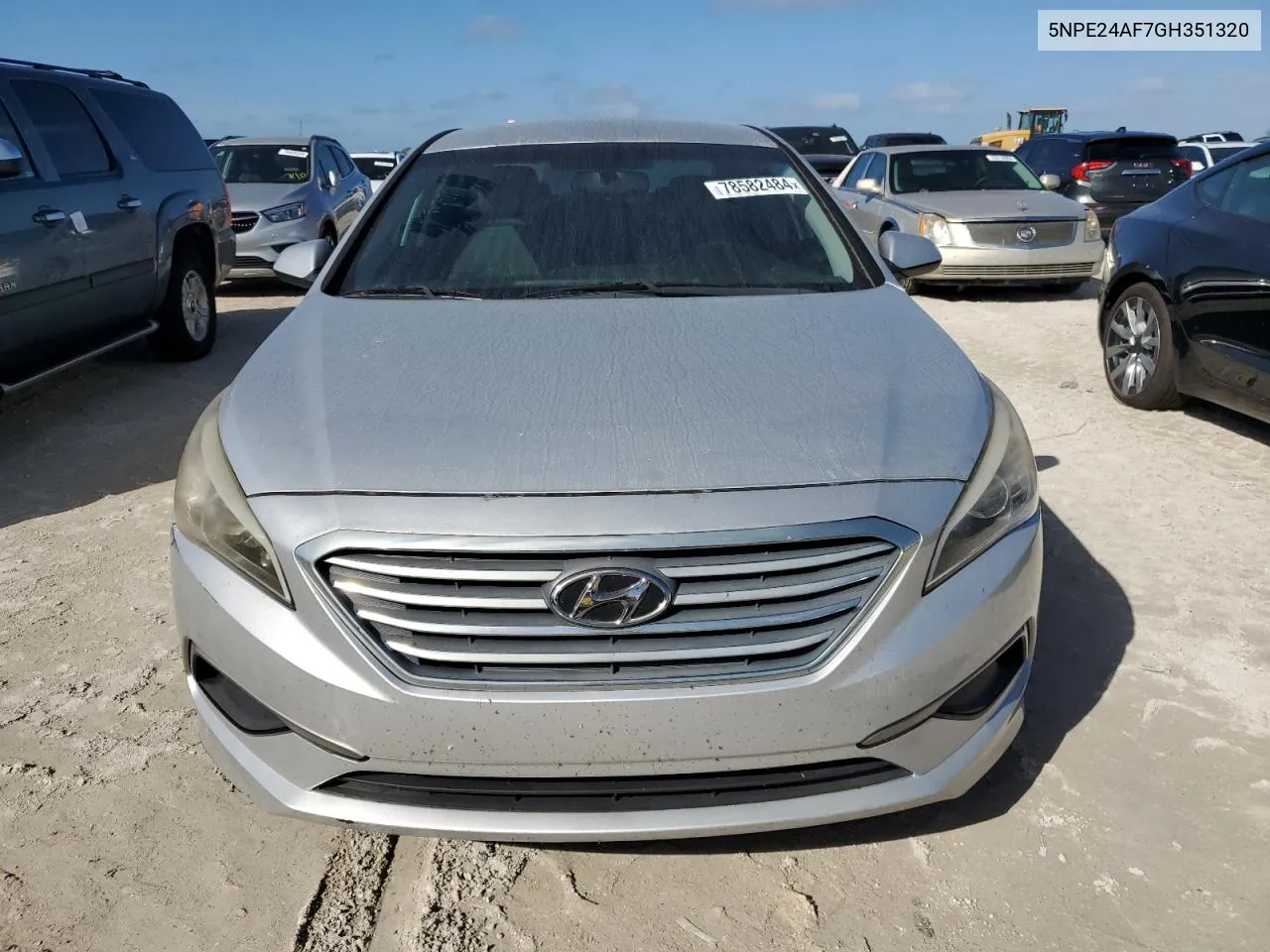 2016 Hyundai Sonata Se VIN: 5NPE24AF7GH351320 Lot: 78582484