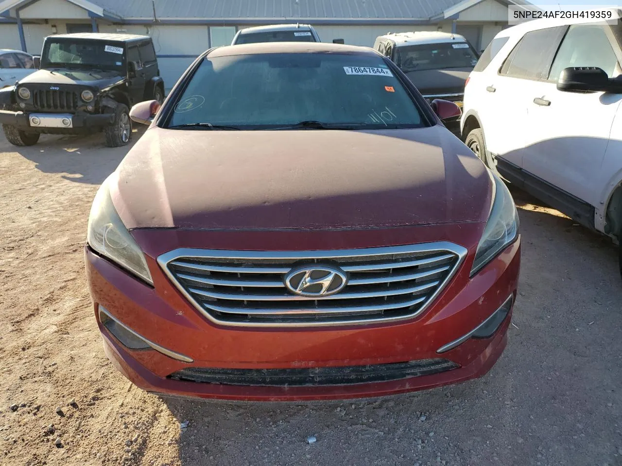 2016 Hyundai Sonata Se VIN: 5NPE24AF2GH419359 Lot: 78647844