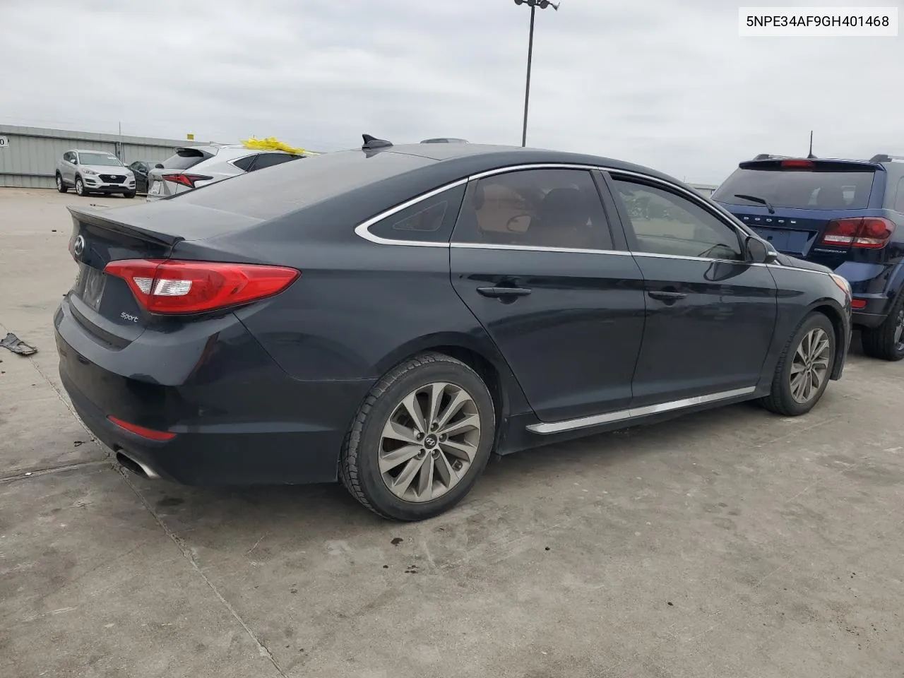 2016 Hyundai Sonata Sport VIN: 5NPE34AF9GH401468 Lot: 78936614