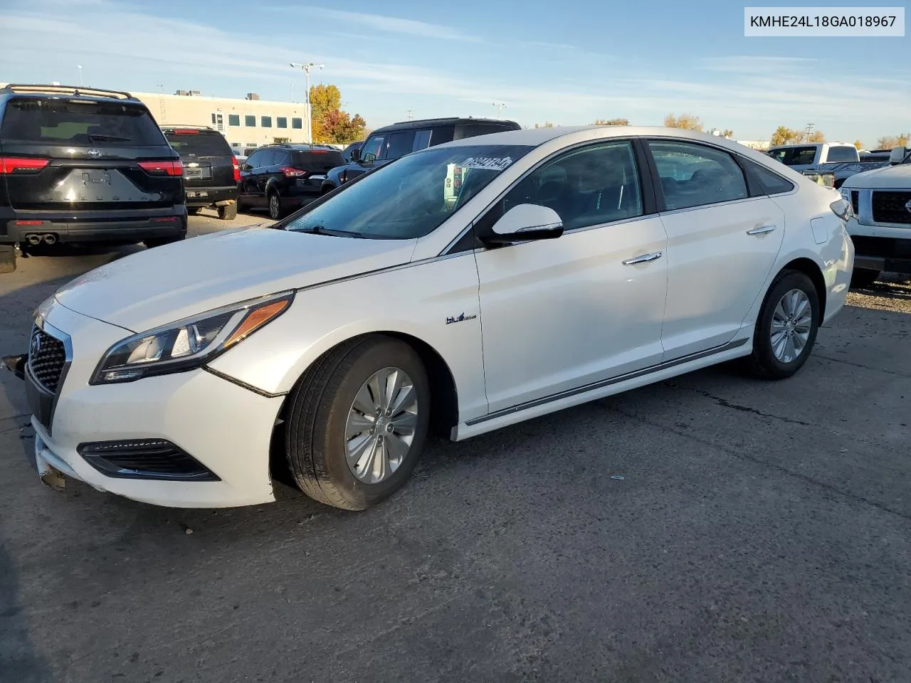 2016 Hyundai Sonata Hybrid VIN: KMHE24L18GA018967 Lot: 78942194