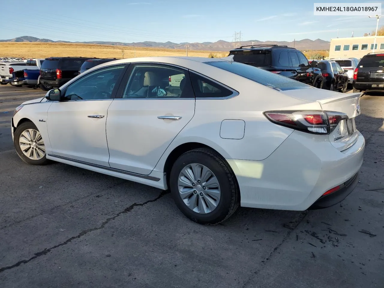 2016 Hyundai Sonata Hybrid VIN: KMHE24L18GA018967 Lot: 78942194