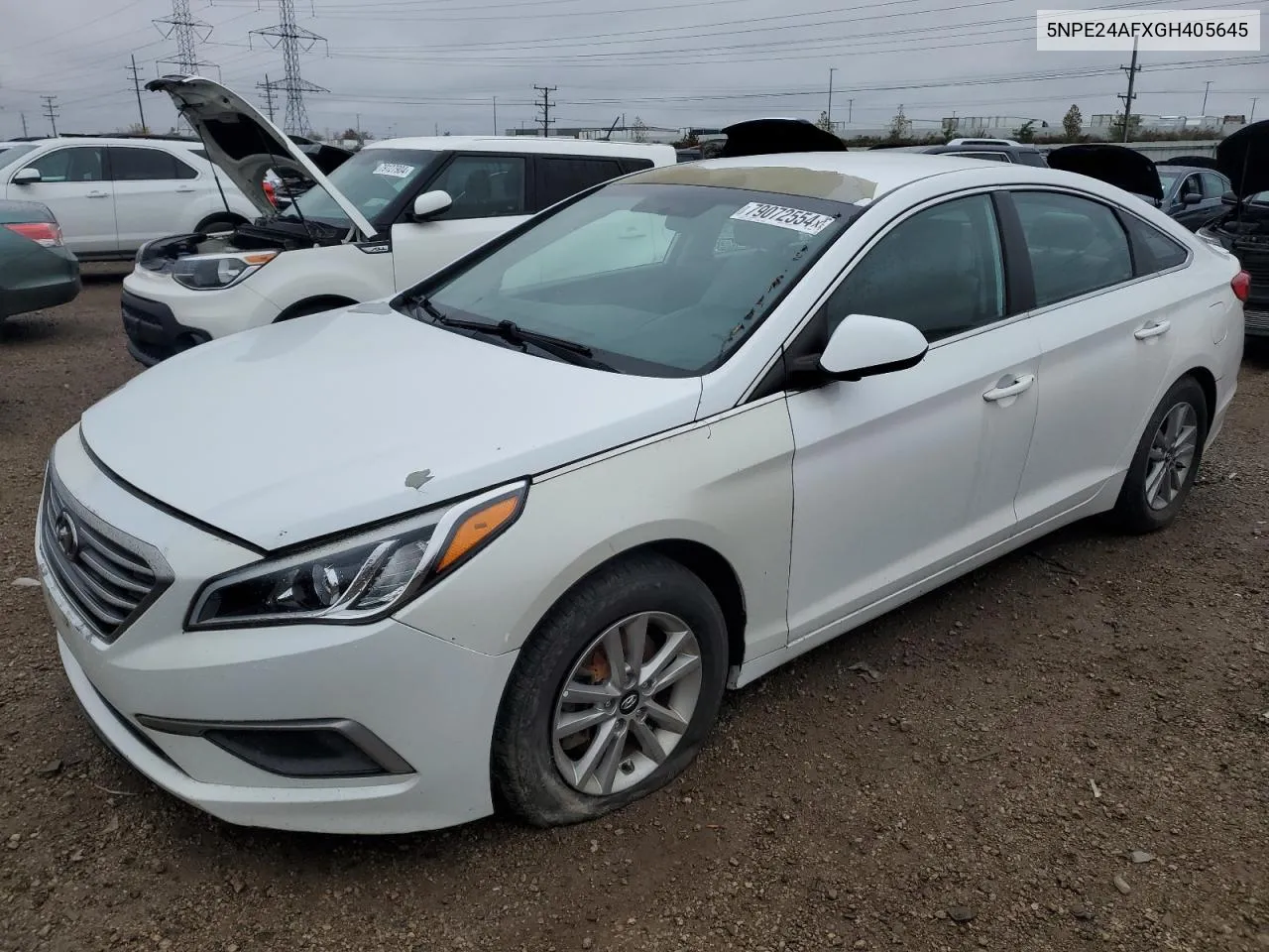 2016 Hyundai Sonata Se VIN: 5NPE24AFXGH405645 Lot: 79072554