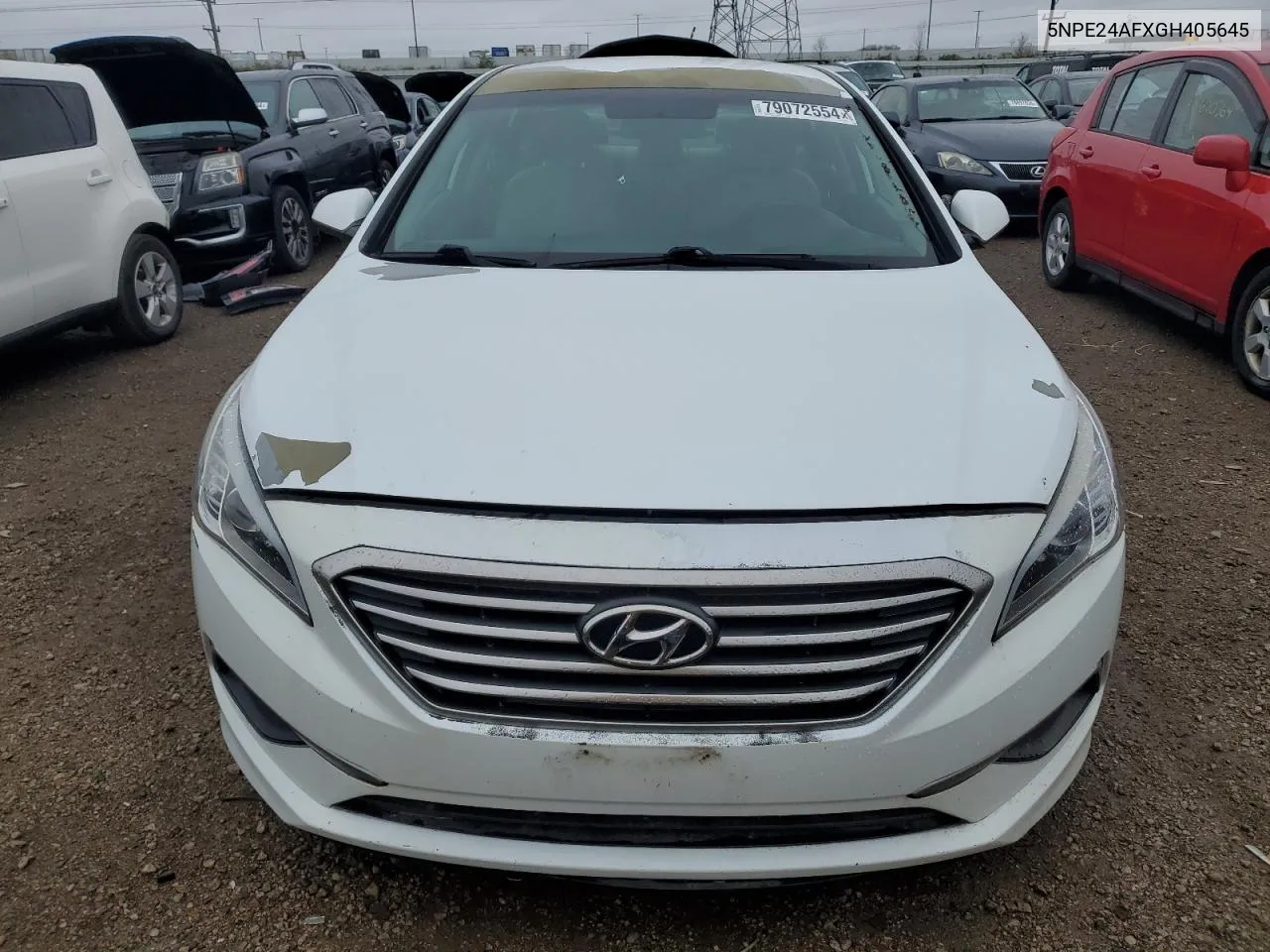 2016 Hyundai Sonata Se VIN: 5NPE24AFXGH405645 Lot: 79072554