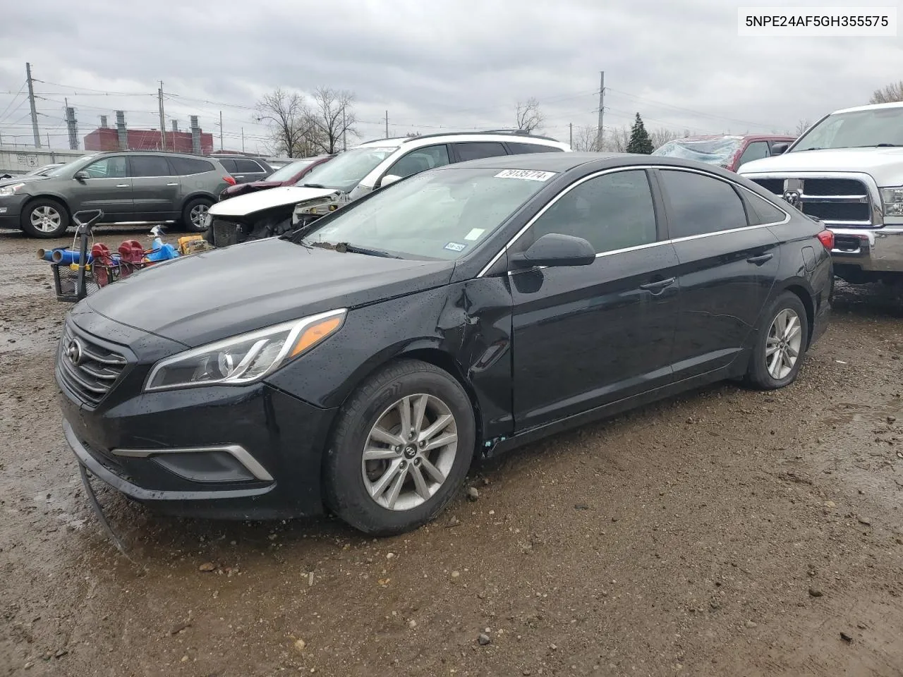 2016 Hyundai Sonata Se VIN: 5NPE24AF5GH355575 Lot: 79135774