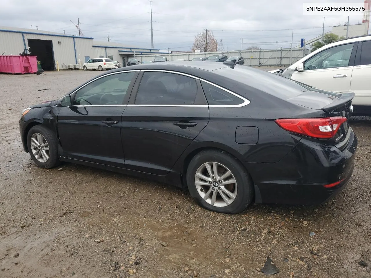 2016 Hyundai Sonata Se VIN: 5NPE24AF5GH355575 Lot: 79135774