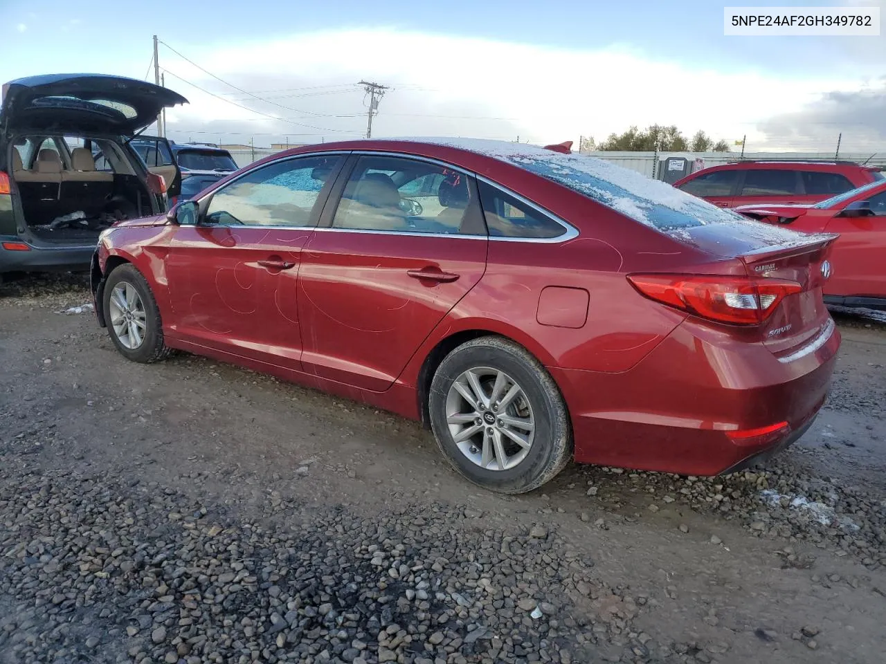 2016 Hyundai Sonata Se VIN: 5NPE24AF2GH349782 Lot: 79215904