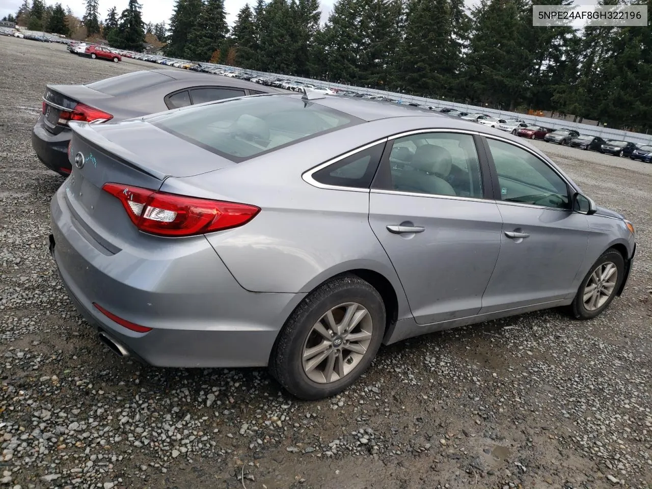 2016 Hyundai Sonata Se VIN: 5NPE24AF8GH322196 Lot: 79235094