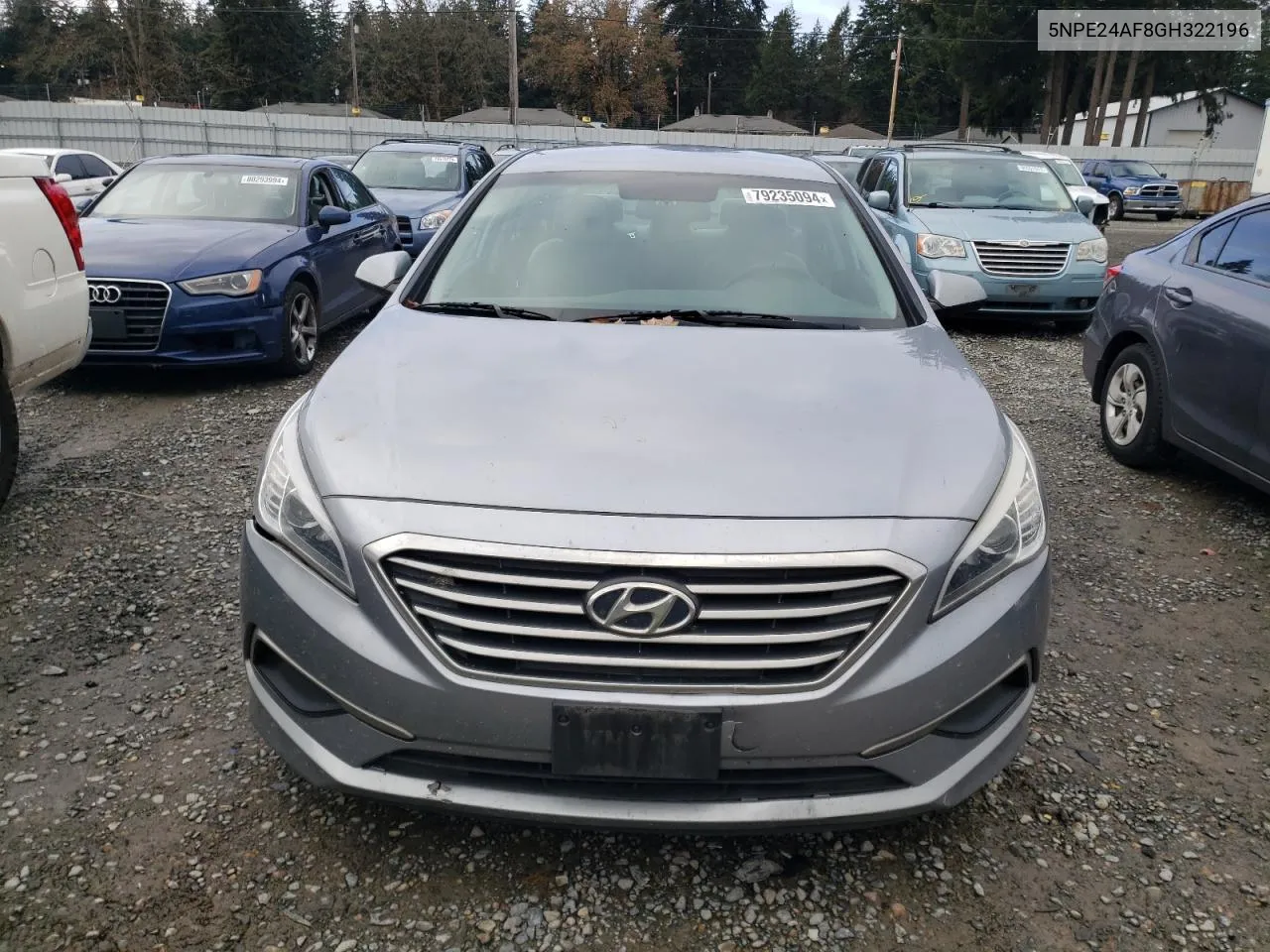 2016 Hyundai Sonata Se VIN: 5NPE24AF8GH322196 Lot: 79235094