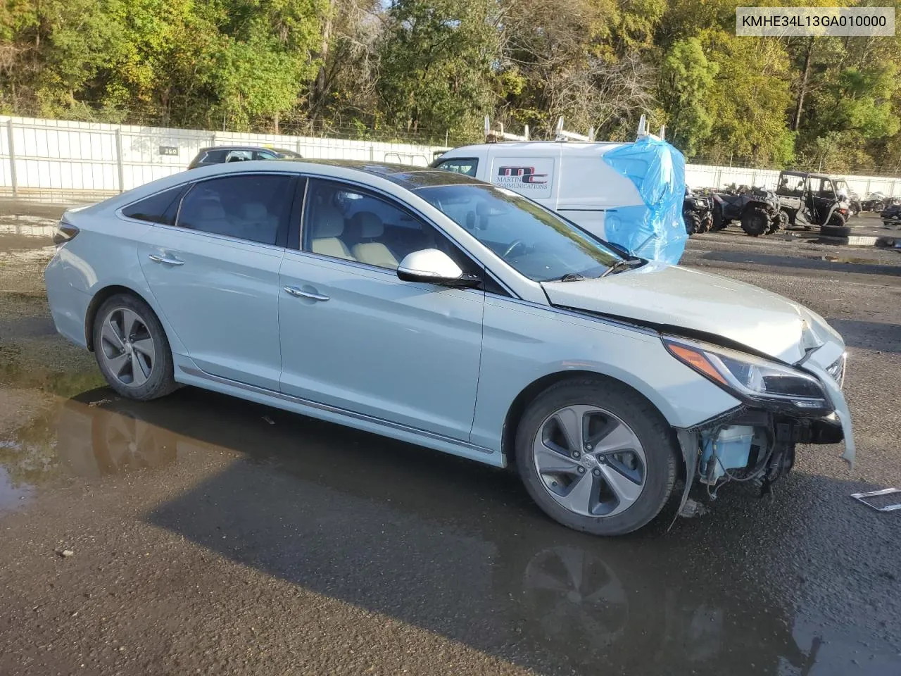 2016 Hyundai Sonata Hybrid VIN: KMHE34L13GA010000 Lot: 79301424