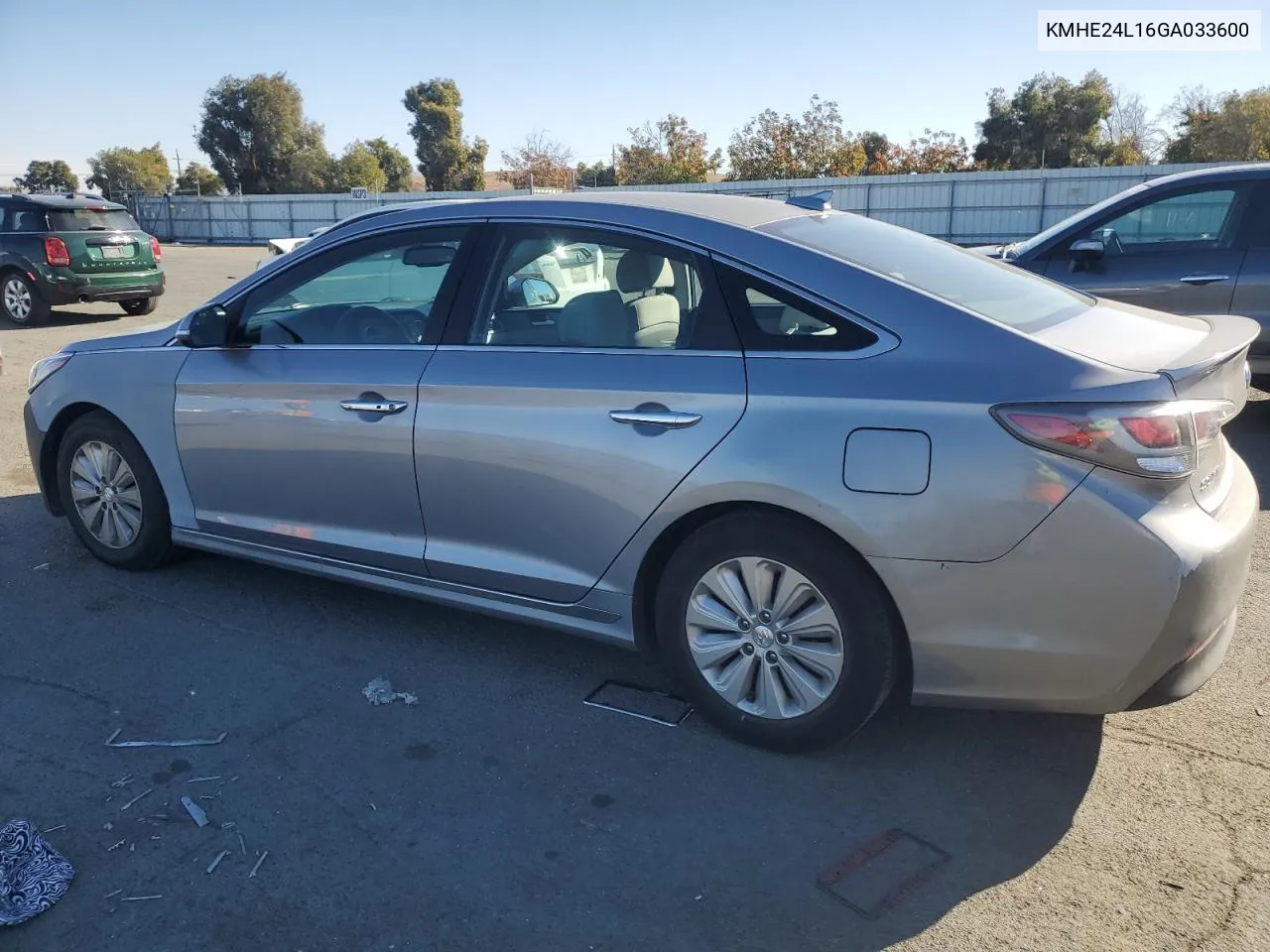 2016 Hyundai Sonata Hybrid VIN: KMHE24L16GA033600 Lot: 79311224