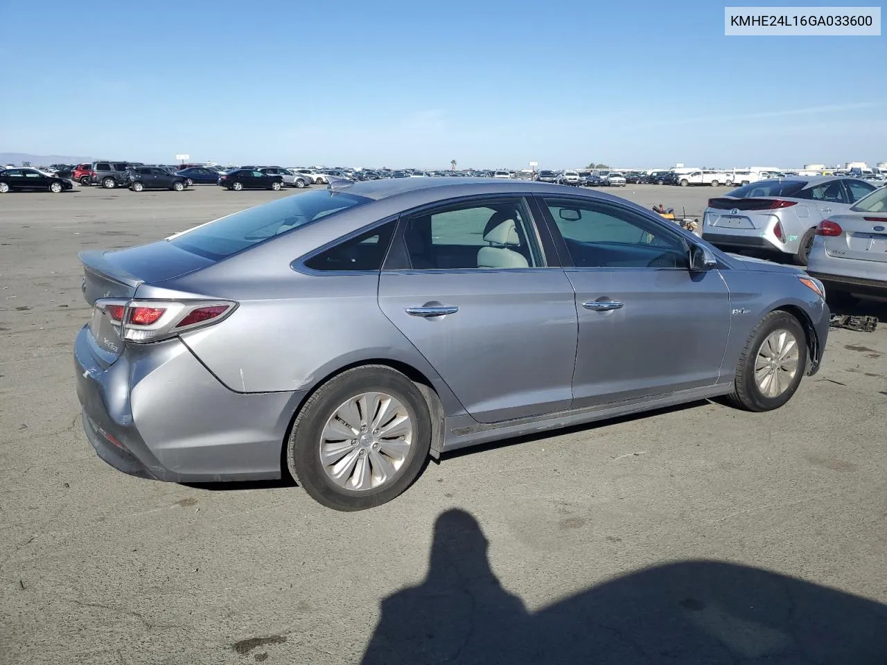 2016 Hyundai Sonata Hybrid VIN: KMHE24L16GA033600 Lot: 79311224