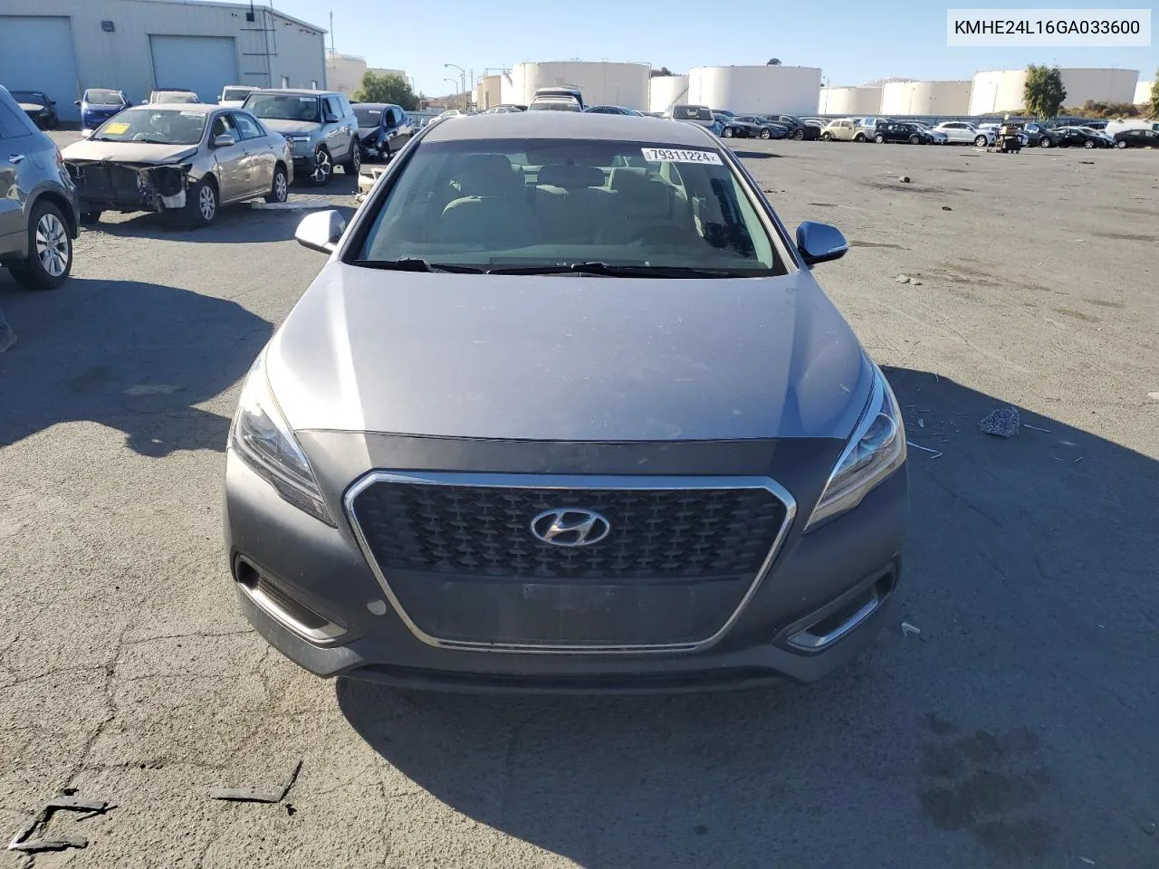 2016 Hyundai Sonata Hybrid VIN: KMHE24L16GA033600 Lot: 79311224