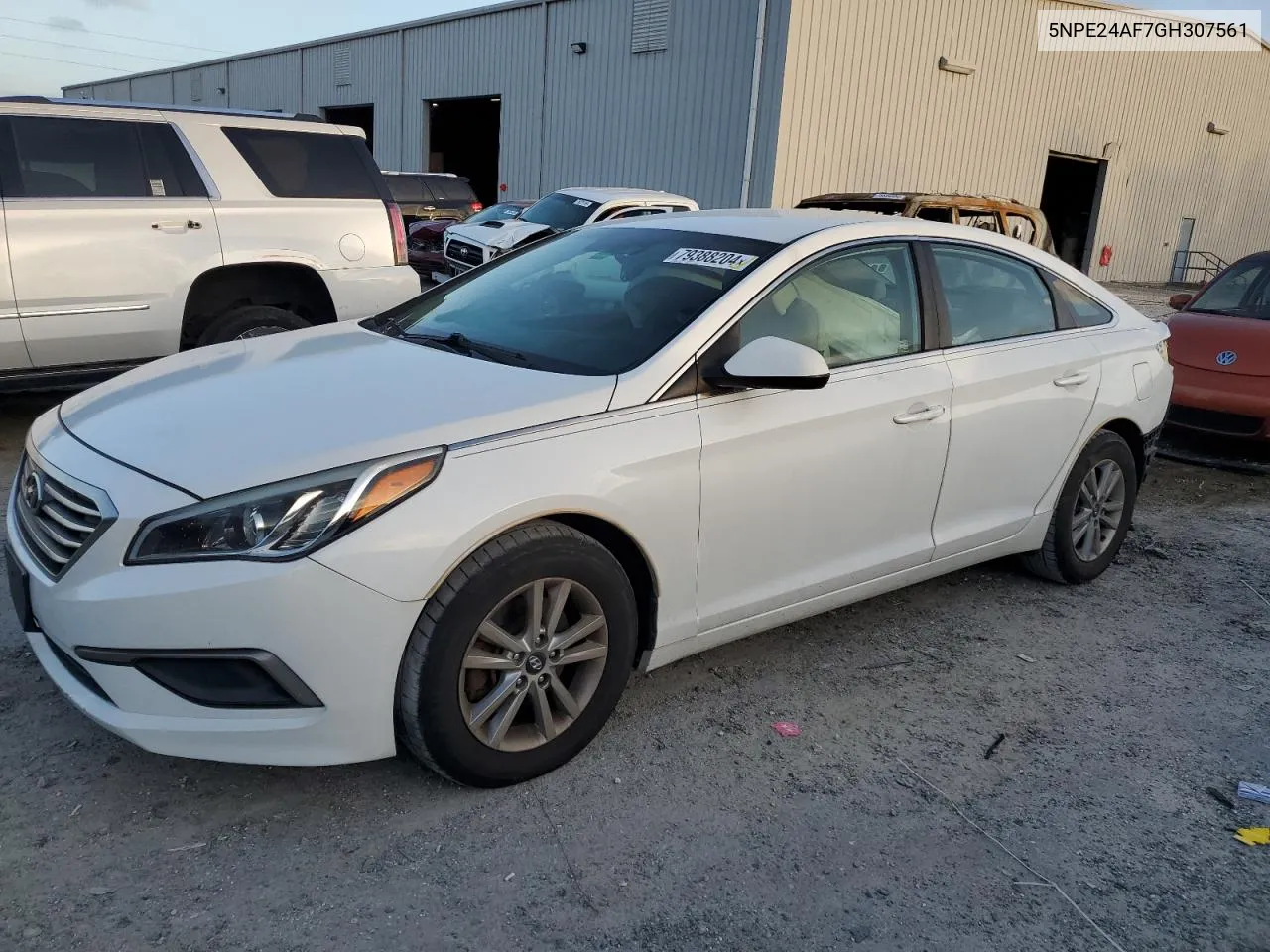 2016 Hyundai Sonata Se VIN: 5NPE24AF7GH307561 Lot: 79388204