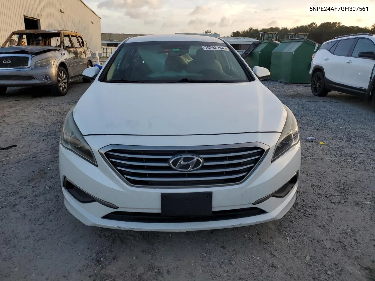 2016 Hyundai Sonata Se VIN: 5NPE24AF7GH307561 Lot: 79388204