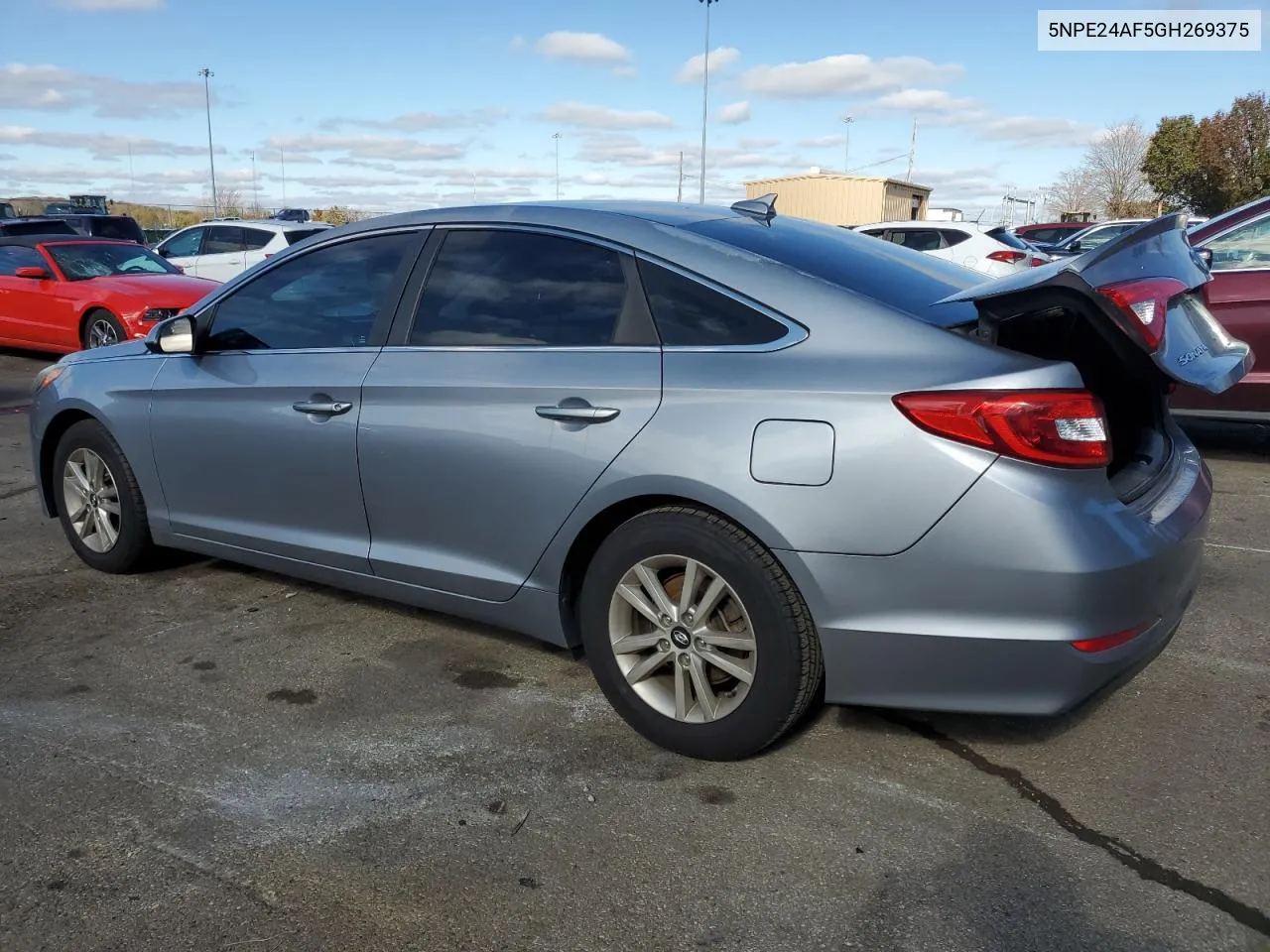 2016 Hyundai Sonata Se VIN: 5NPE24AF5GH269375 Lot: 79523984