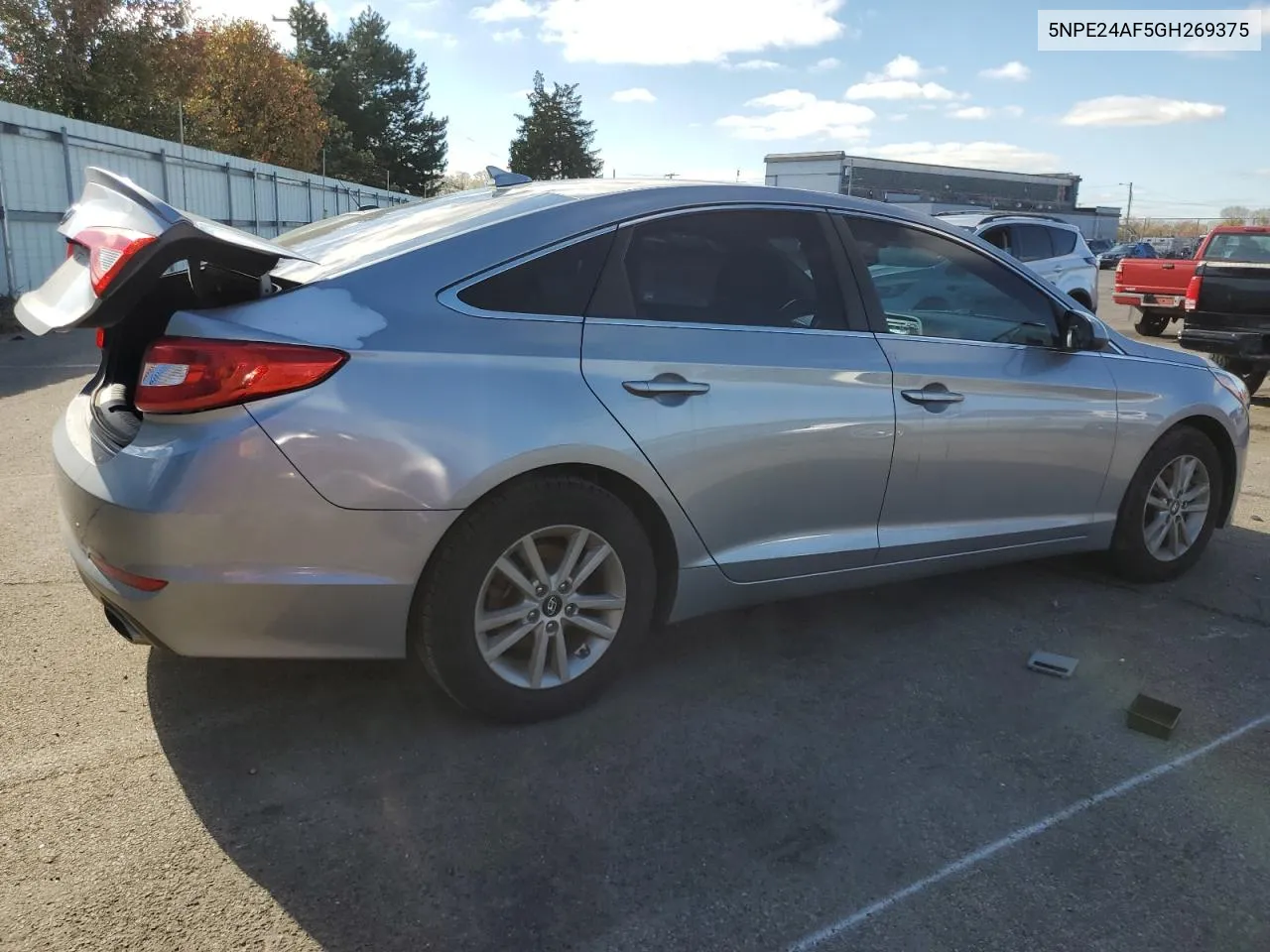 2016 Hyundai Sonata Se VIN: 5NPE24AF5GH269375 Lot: 79523984