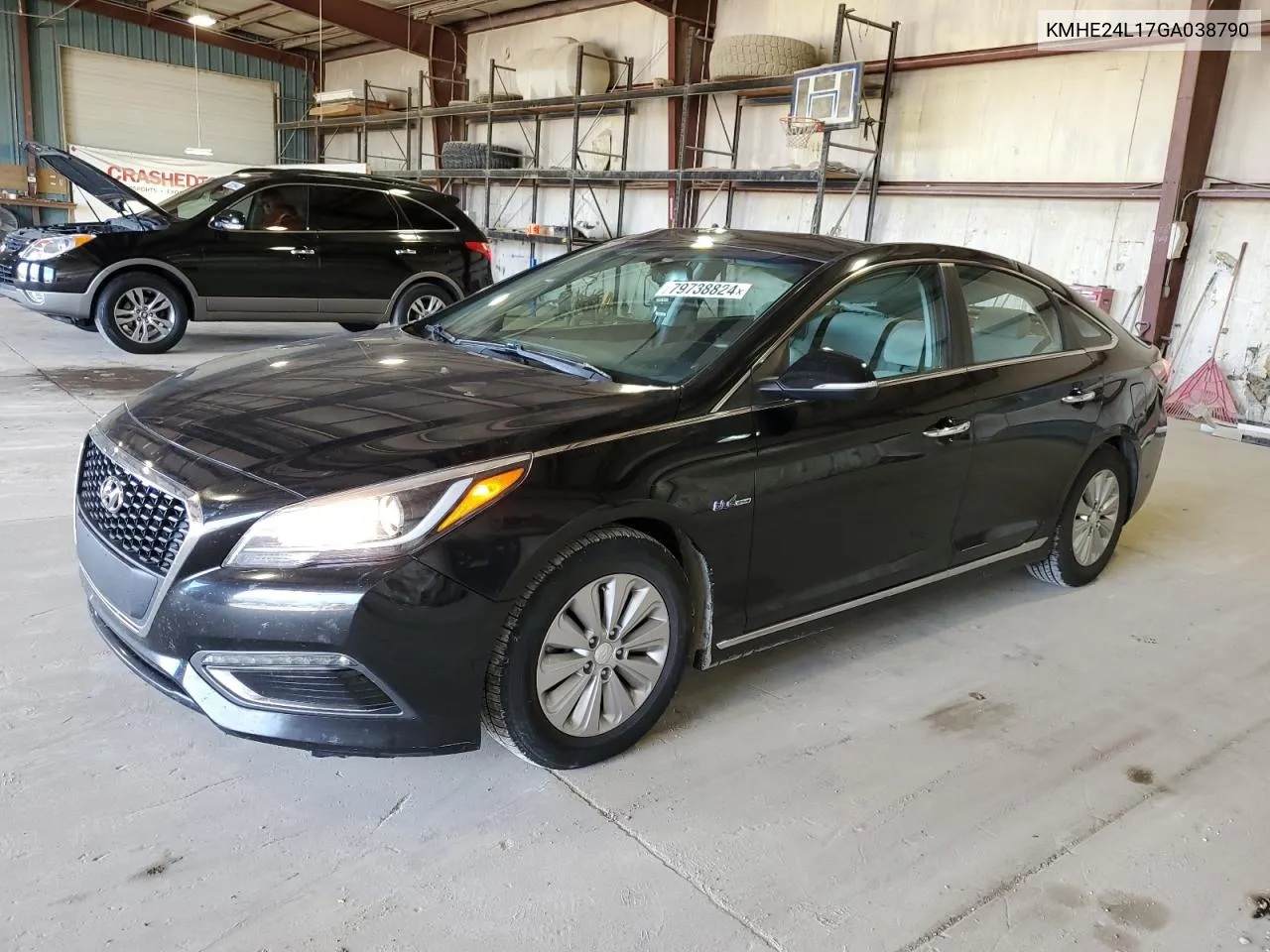 2016 Hyundai Sonata Hybrid VIN: KMHE24L17GA038790 Lot: 79738824