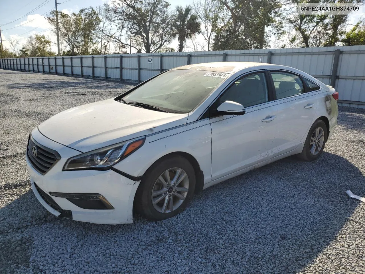 2016 Hyundai Sonata Eco VIN: 5NPE24AA1GH374709 Lot: 79933944