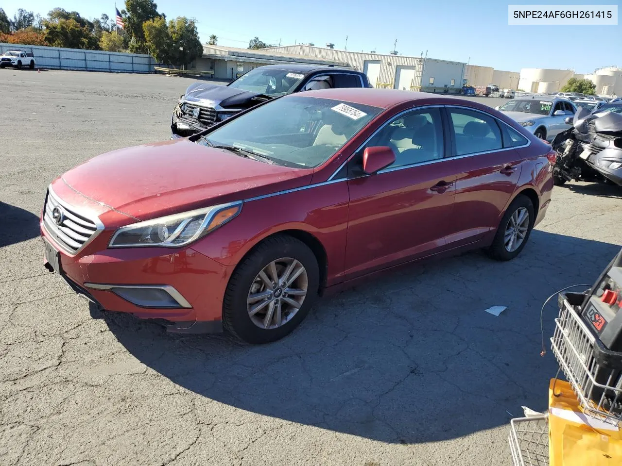 2016 Hyundai Sonata Se VIN: 5NPE24AF6GH261415 Lot: 79965764