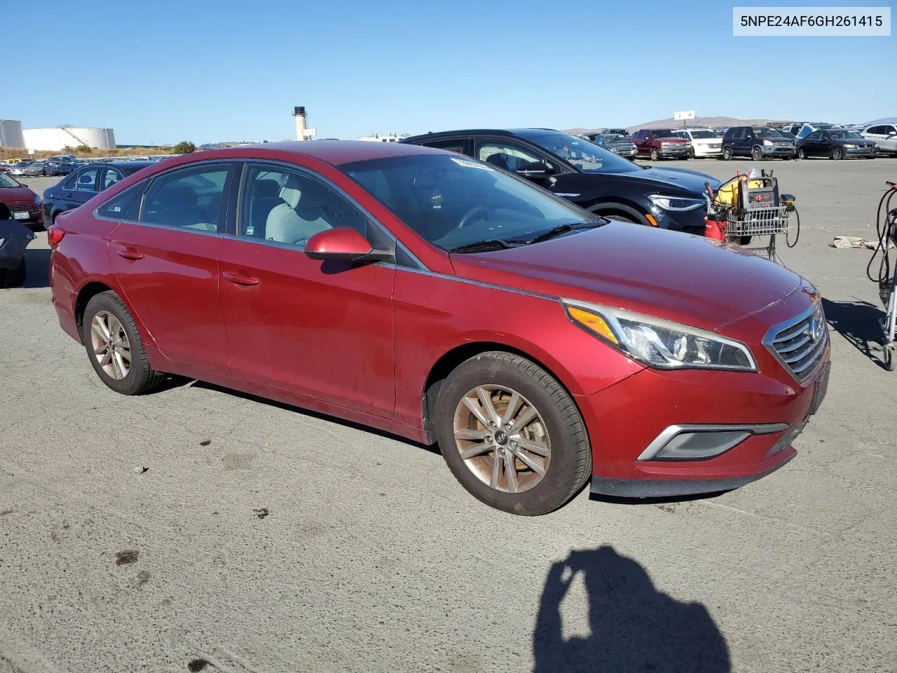 2016 Hyundai Sonata Se VIN: 5NPE24AF6GH261415 Lot: 79965764