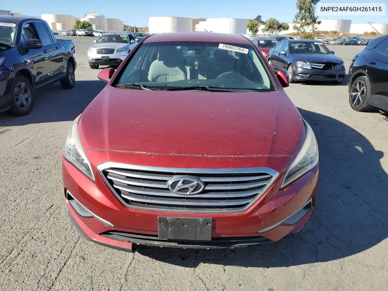 2016 Hyundai Sonata Se VIN: 5NPE24AF6GH261415 Lot: 79965764