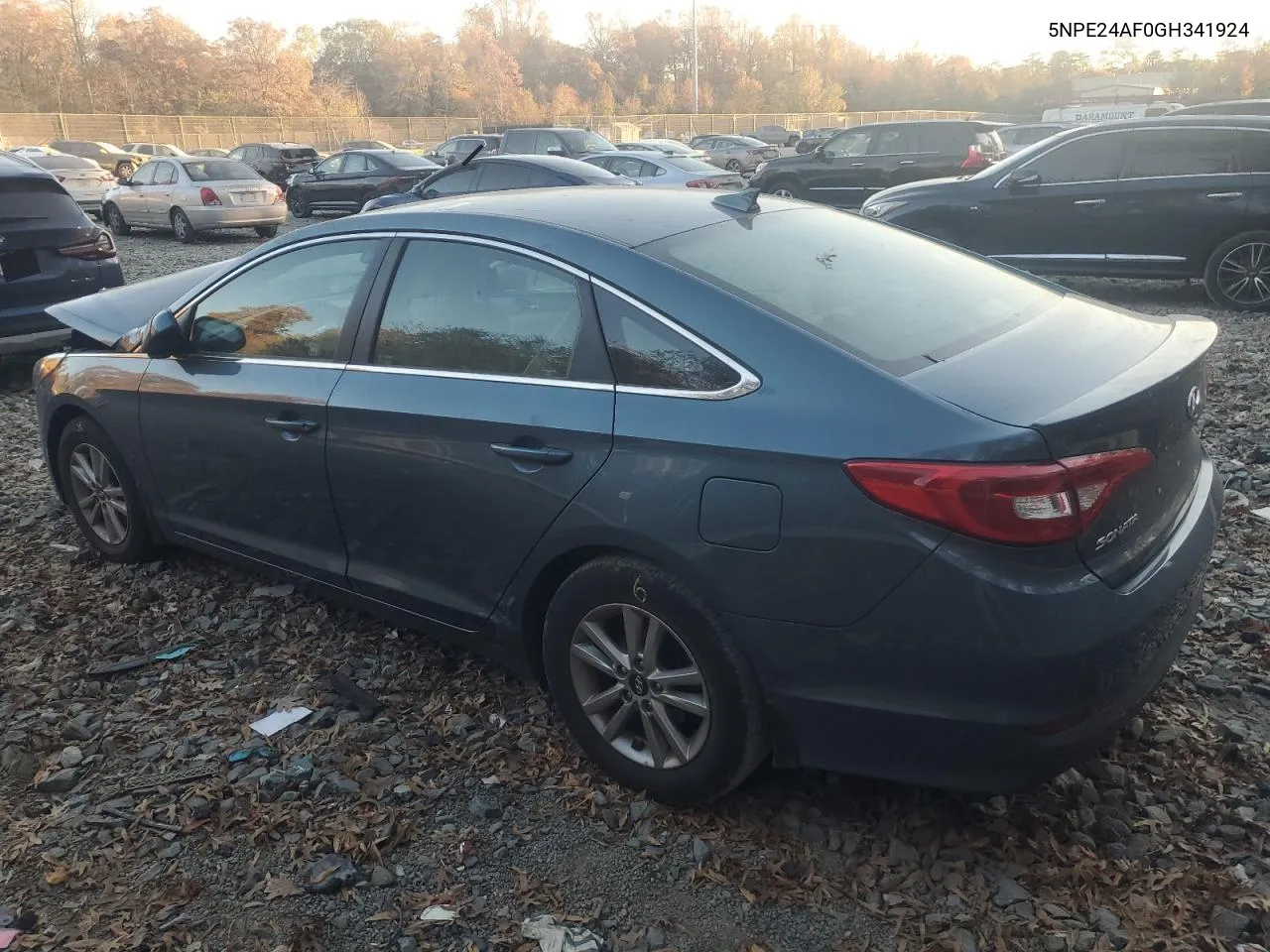 2016 Hyundai Sonata Se VIN: 5NPE24AF0GH341924 Lot: 80223934