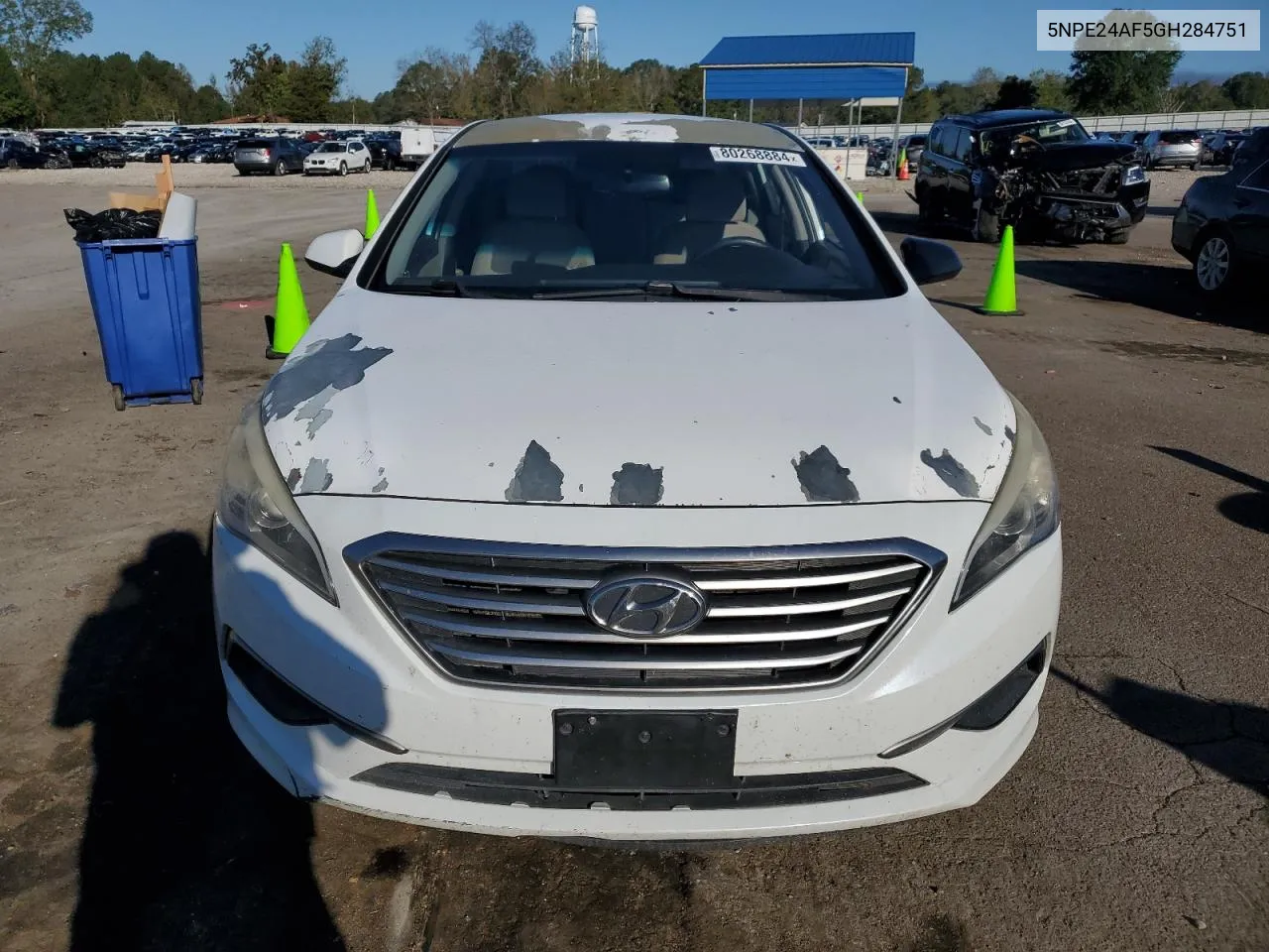 2016 Hyundai Sonata Se VIN: 5NPE24AF5GH284751 Lot: 80268884