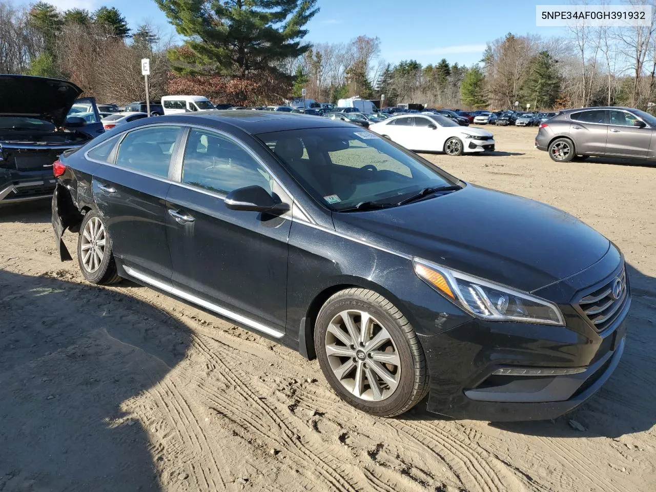 2016 Hyundai Sonata Sport VIN: 5NPE34AF0GH391932 Lot: 80740584