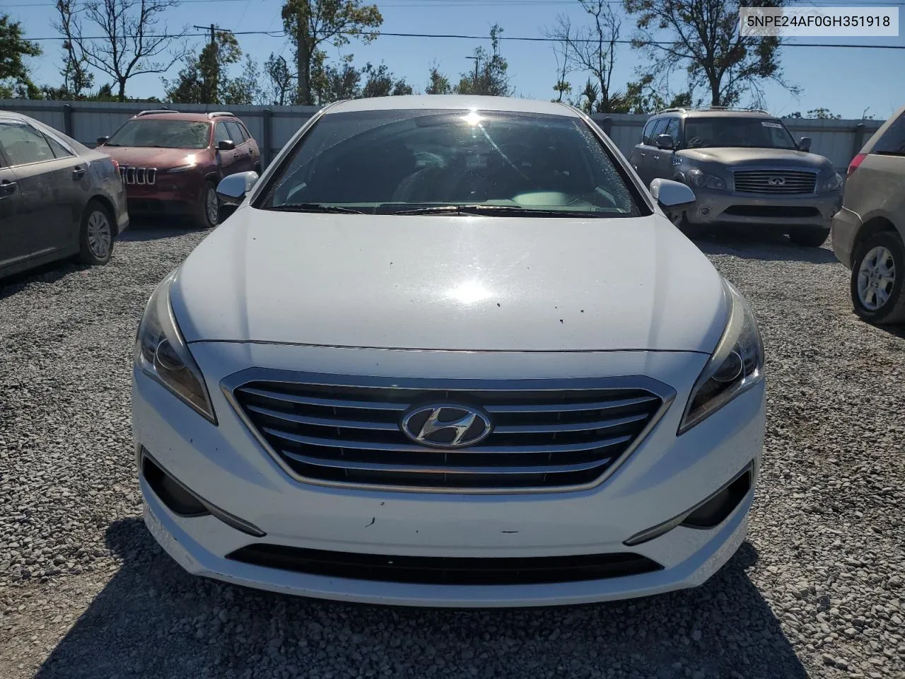 2016 Hyundai Sonata Se VIN: 5NPE24AF0GH351918 Lot: 80770494