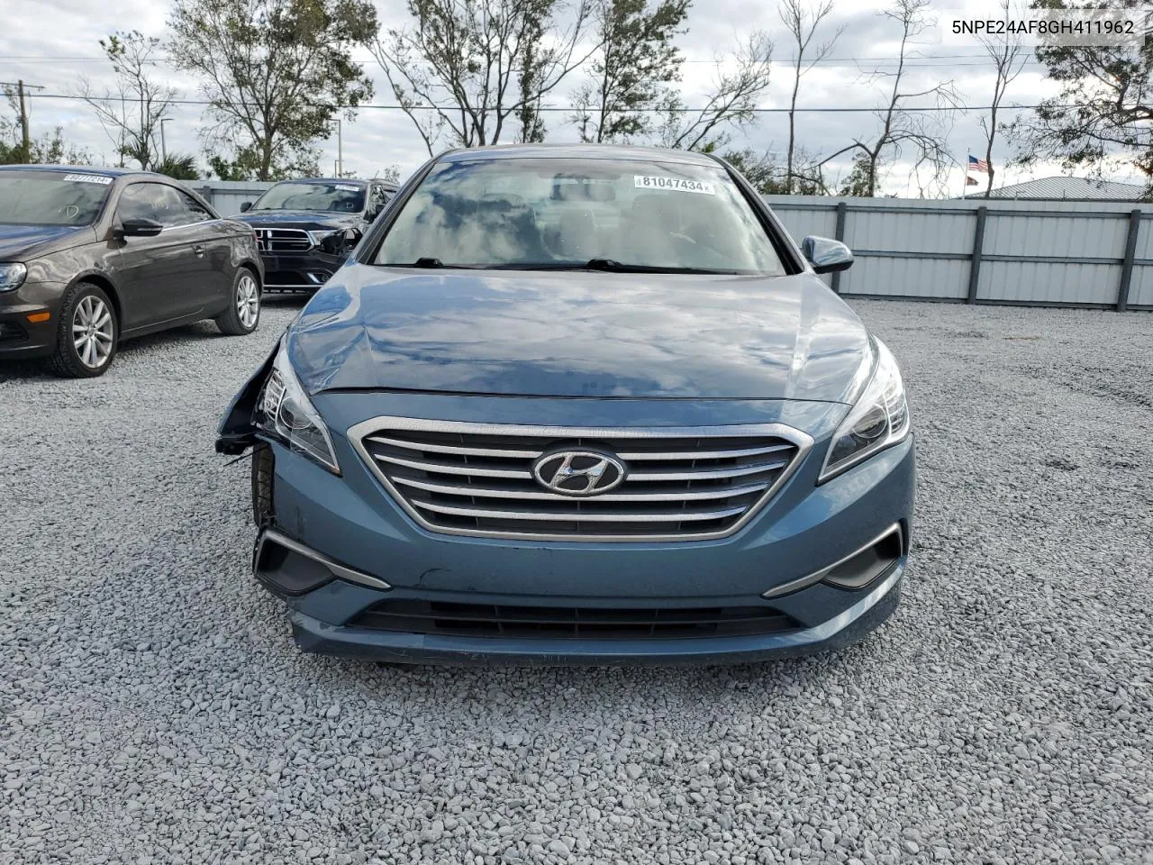 2016 Hyundai Sonata Se VIN: 5NPE24AF8GH411962 Lot: 81047434