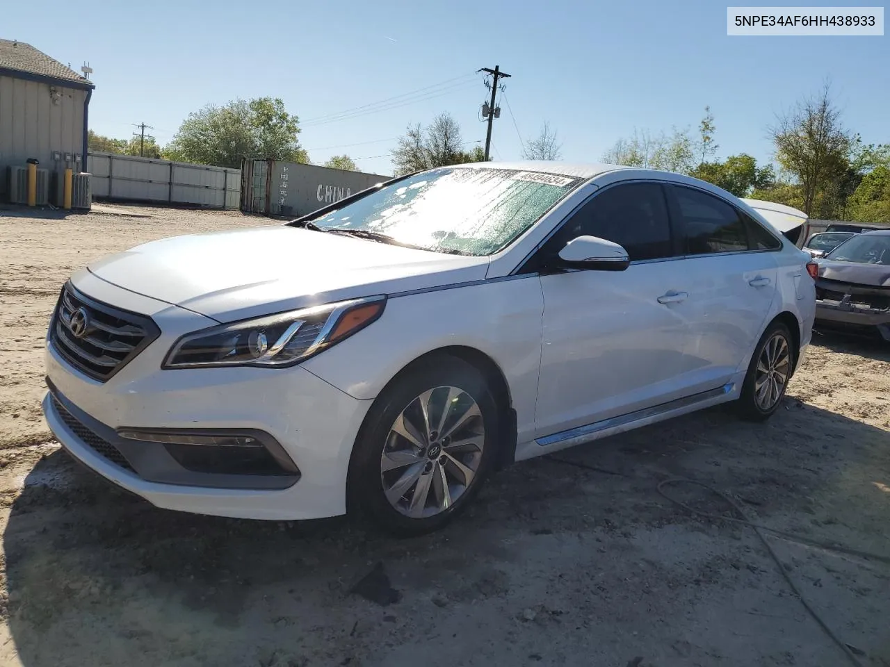 2017 Hyundai Sonata Sport VIN: 5NPE34AF6HH438933 Lot: 48494634