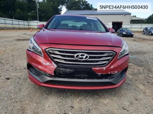 5NPE34AF6HH500430 2017 Hyundai Sonata Sport