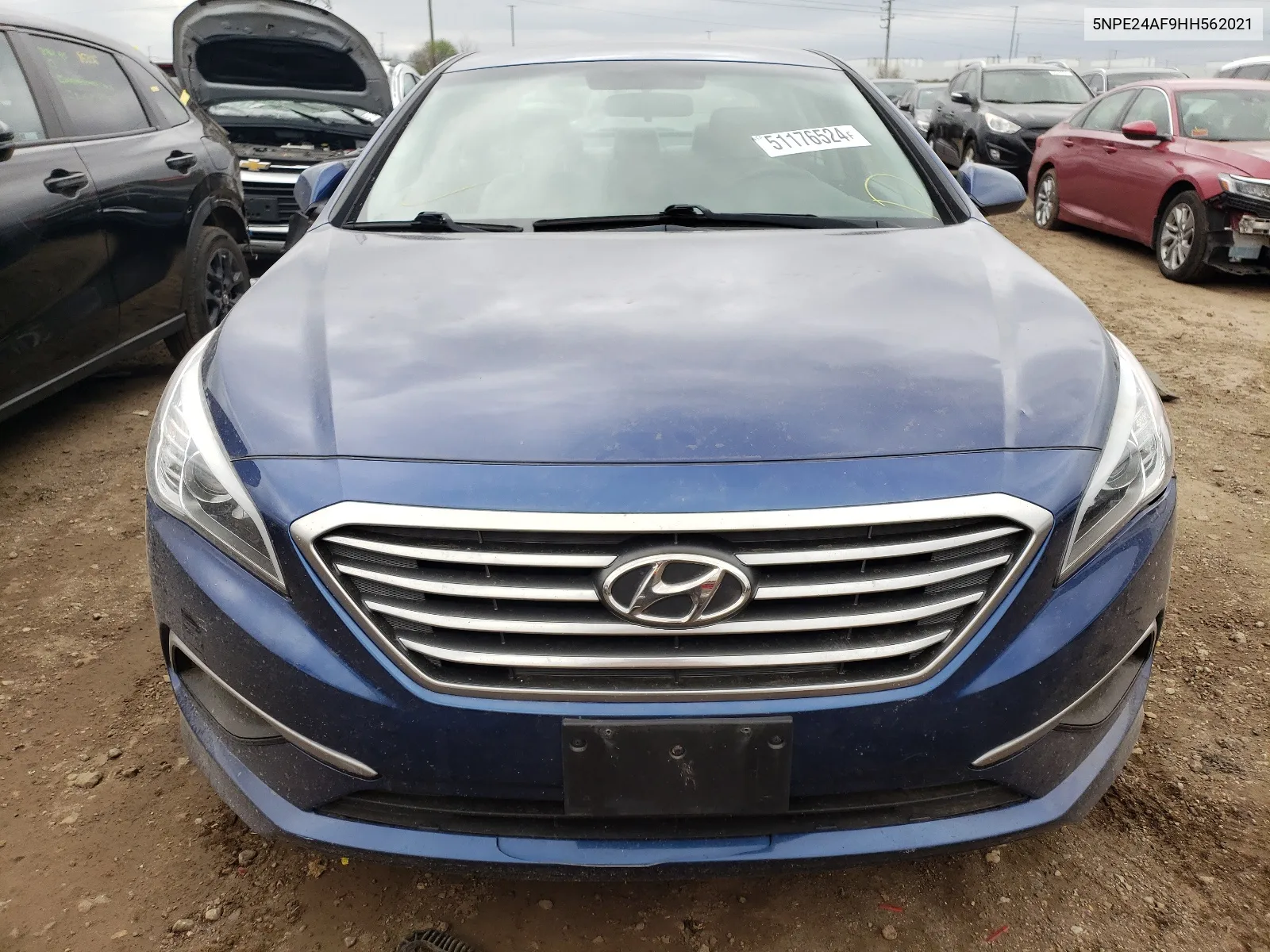 2017 Hyundai Sonata Se VIN: 5NPE24AF9HH562021 Lot: 51176524