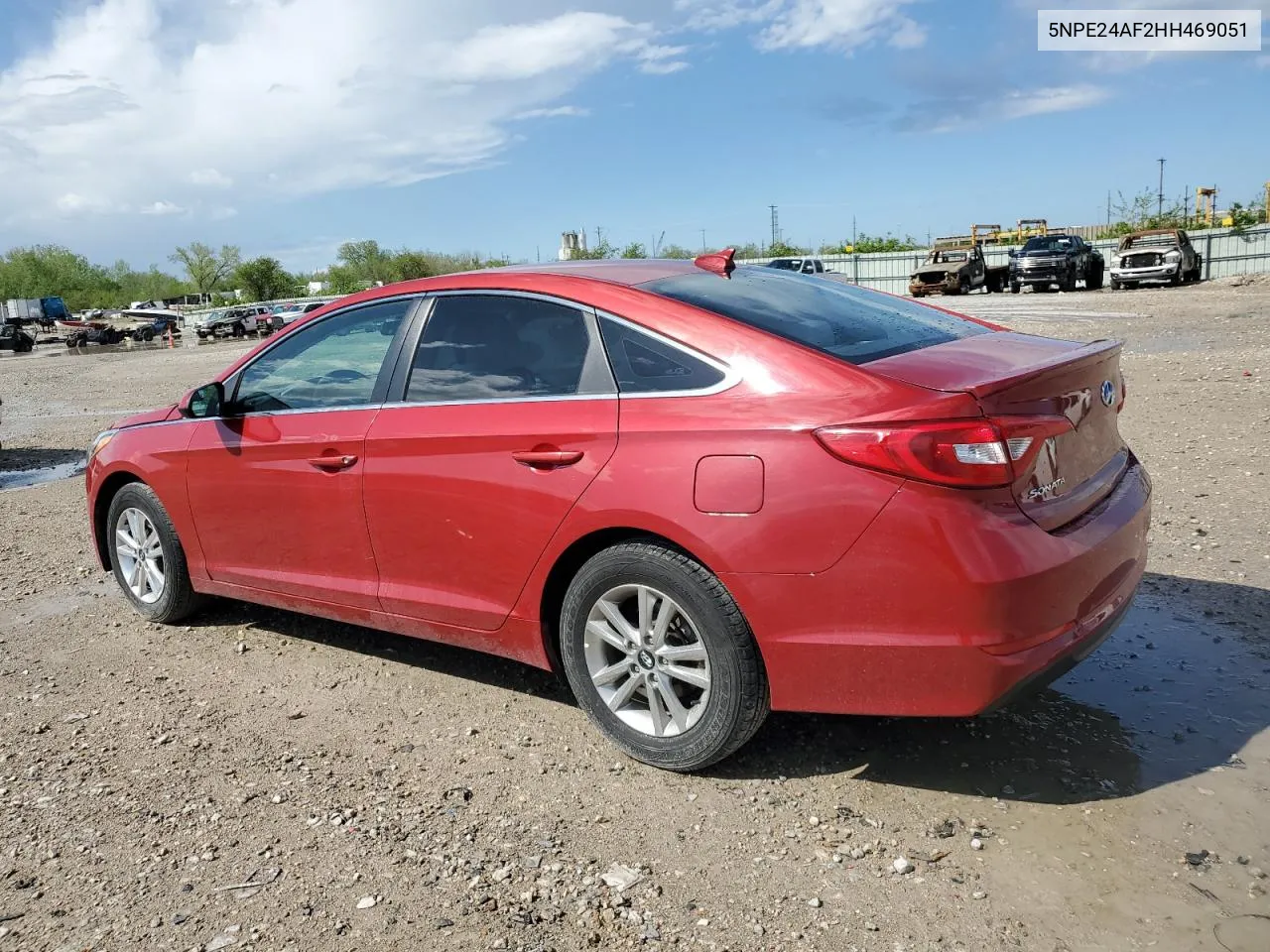 2017 Hyundai Sonata Se VIN: 5NPE24AF2HH469051 Lot: 51213564