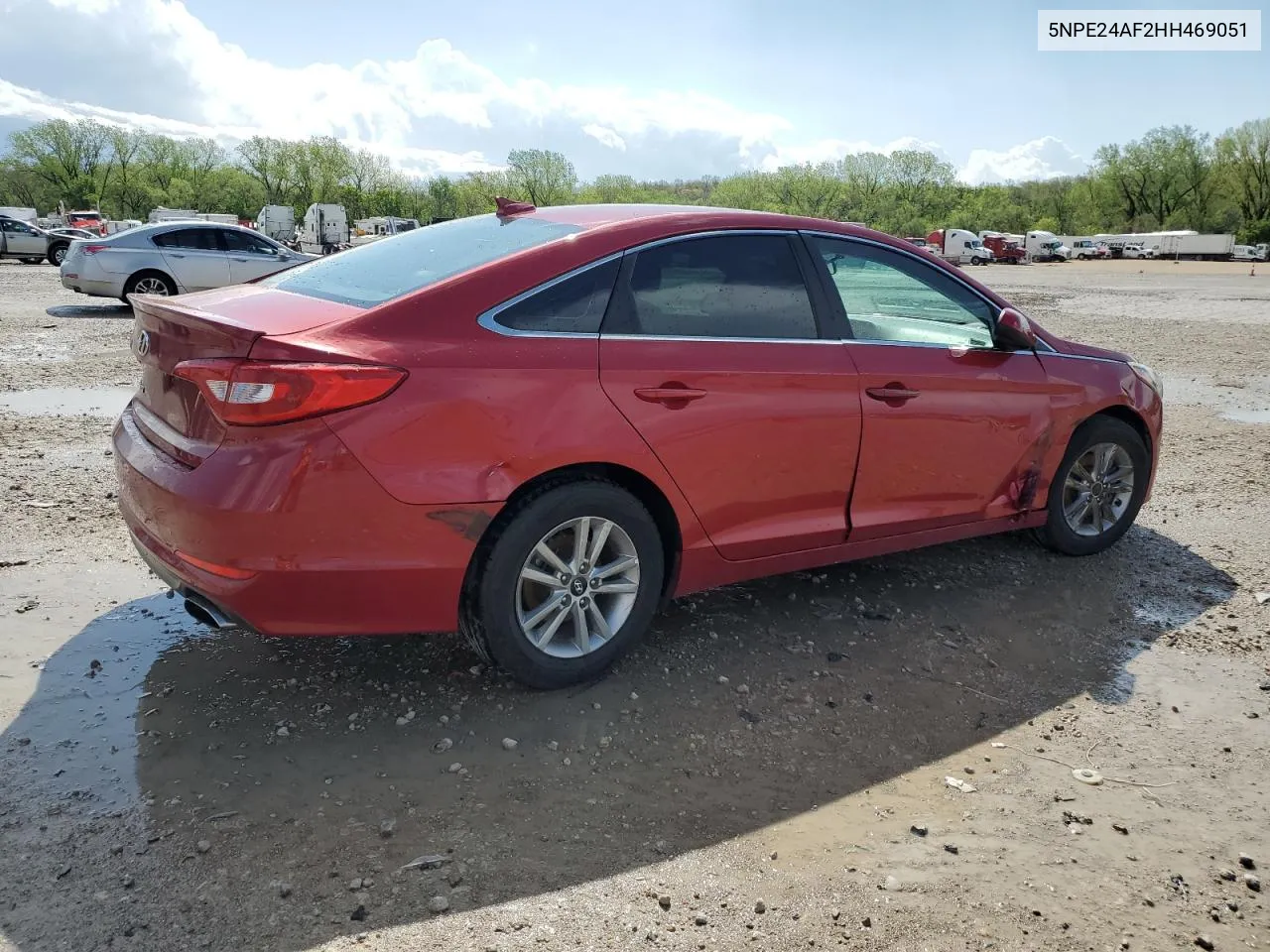 2017 Hyundai Sonata Se VIN: 5NPE24AF2HH469051 Lot: 51213564