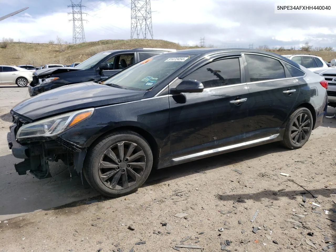 5NPE34AFXHH440040 2017 Hyundai Sonata Sport