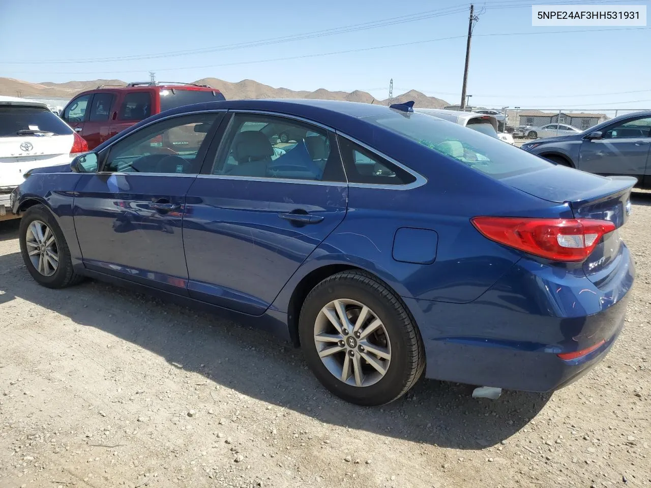 2017 Hyundai Sonata Se VIN: 5NPE24AF3HH531931 Lot: 51773594