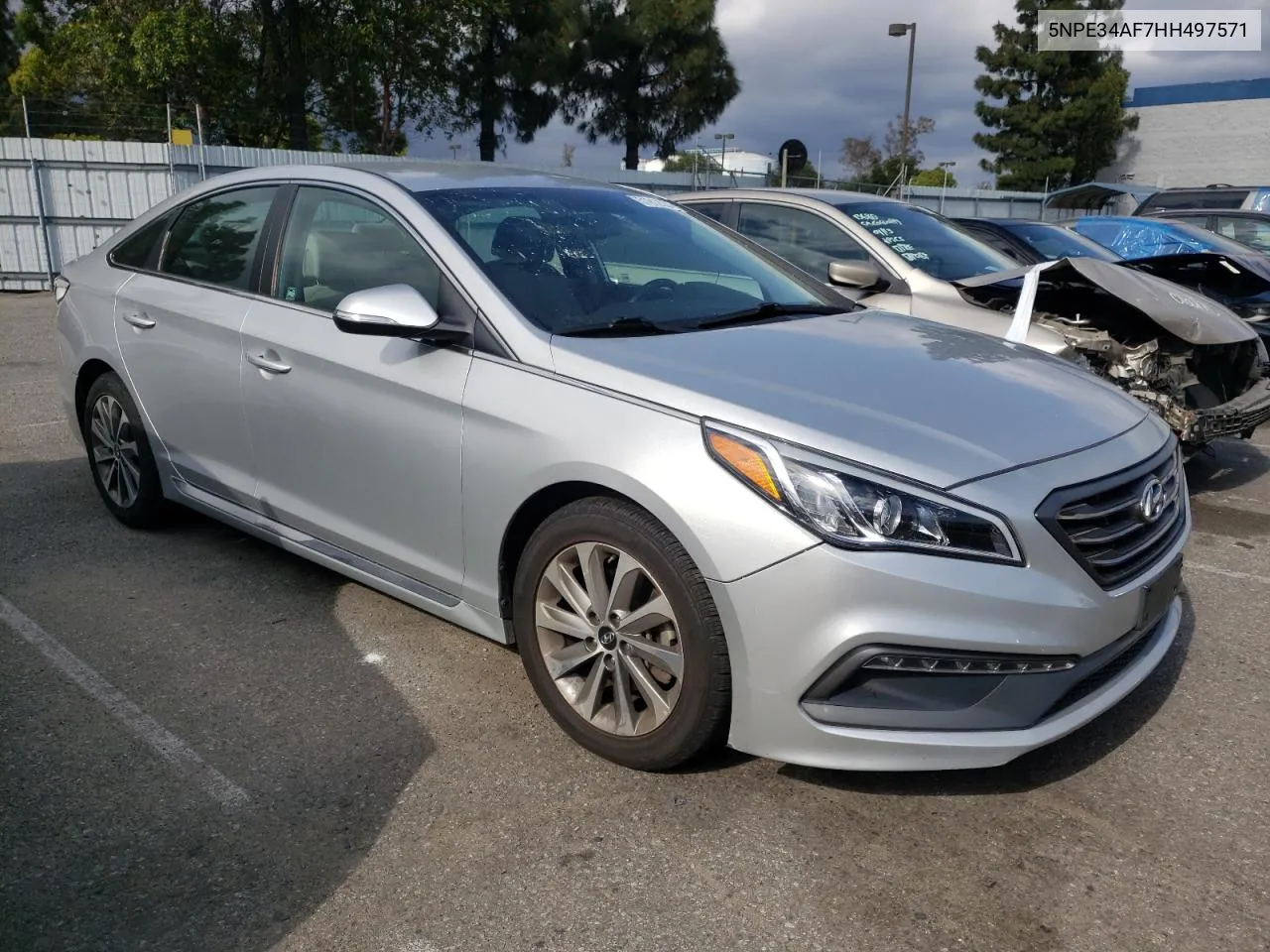 5NPE34AF7HH497571 2017 Hyundai Sonata Sport