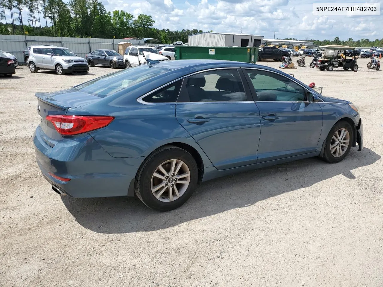 2017 Hyundai Sonata Se VIN: 5NPE24AF7HH482703 Lot: 52634054